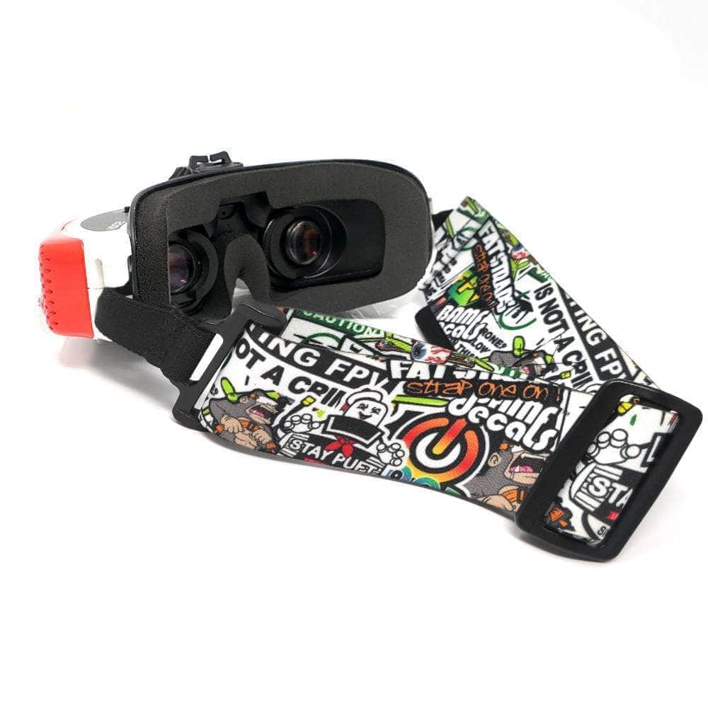  FatStraps 2 FPV Goggle Strap for Fatshark, Walksnail or DJI - Choose Your Style、mySite、merchandisen