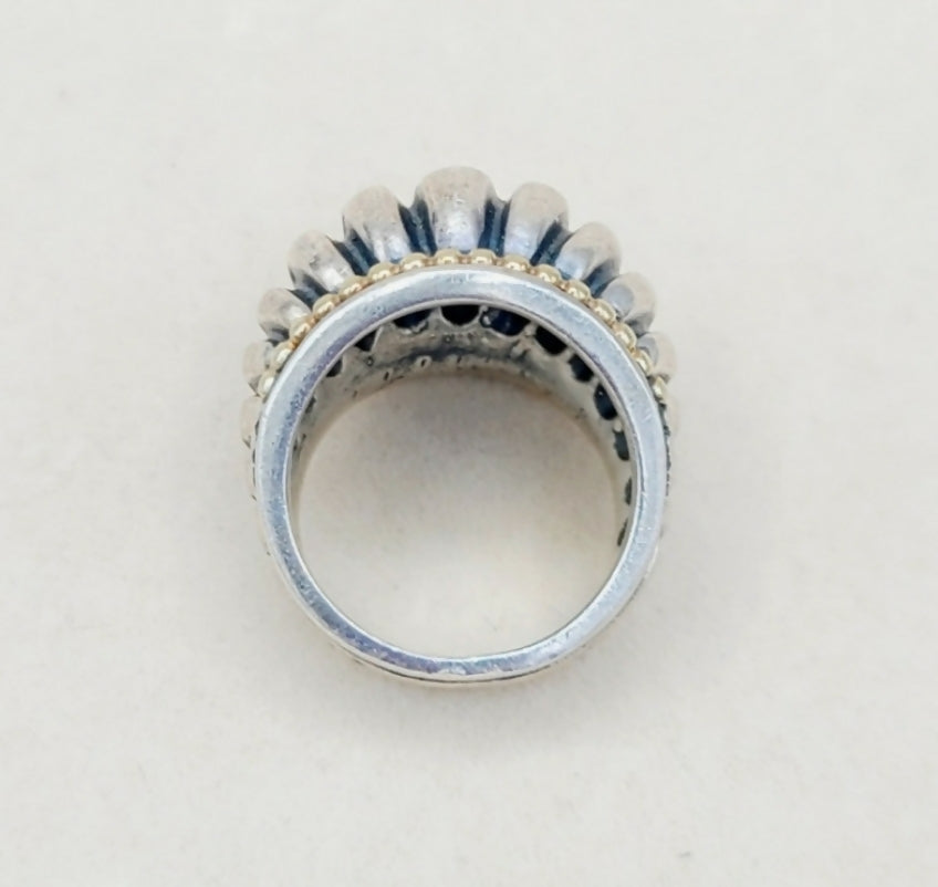 LAGOS Caviar Large Dome Ring With Gold、mySite、hinf8tx79