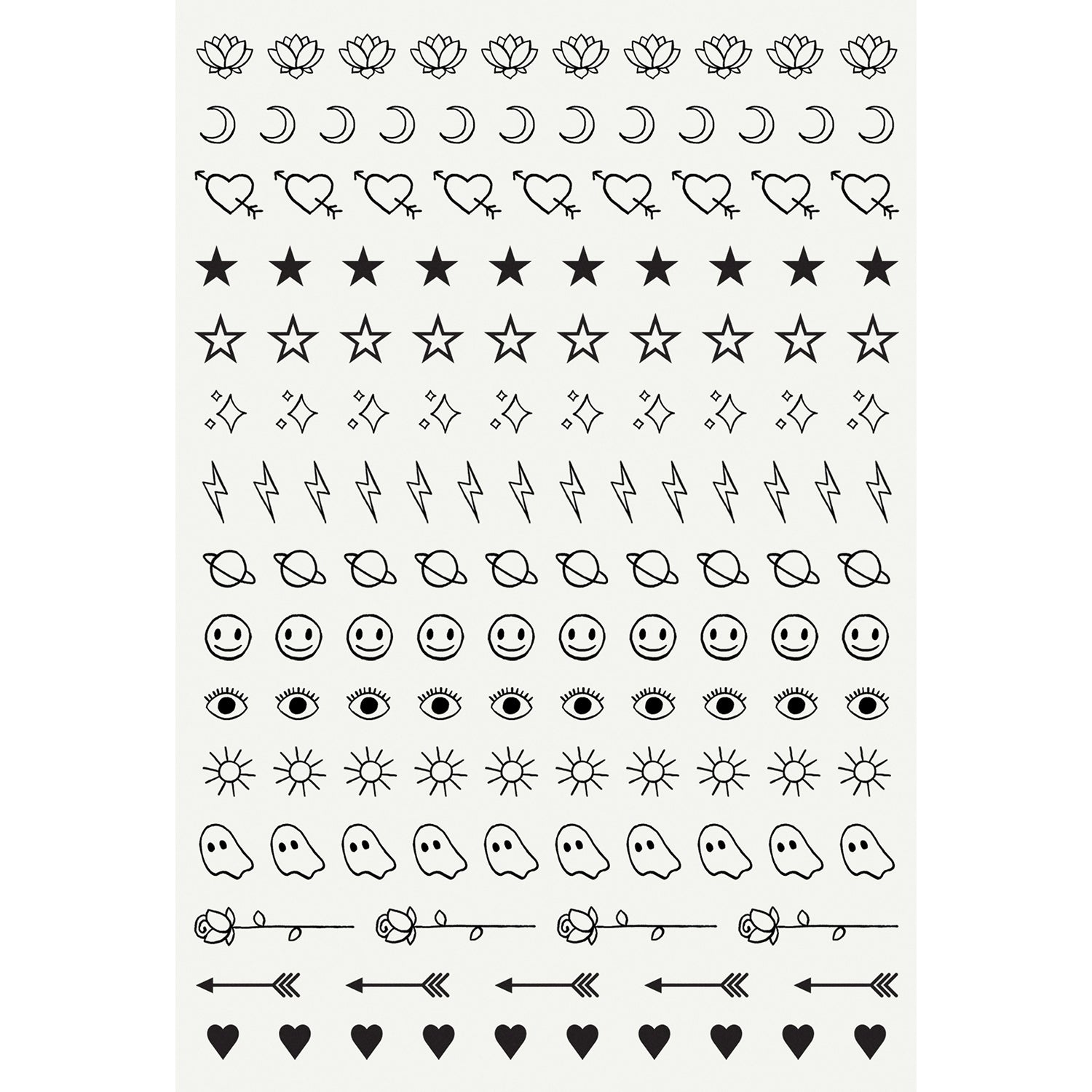  Mini Flash Tattly Temporary Tattoo Sheets、mySite、ghnorth