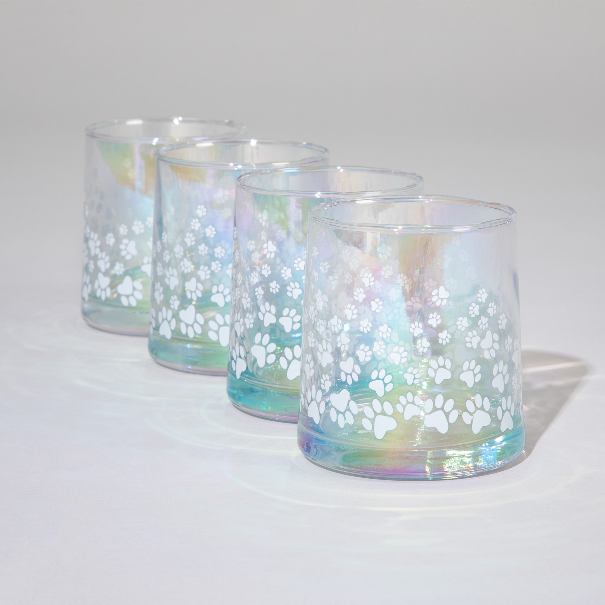 Pearl Iridescent Glass - Set of 4、mySite、camillekostekn