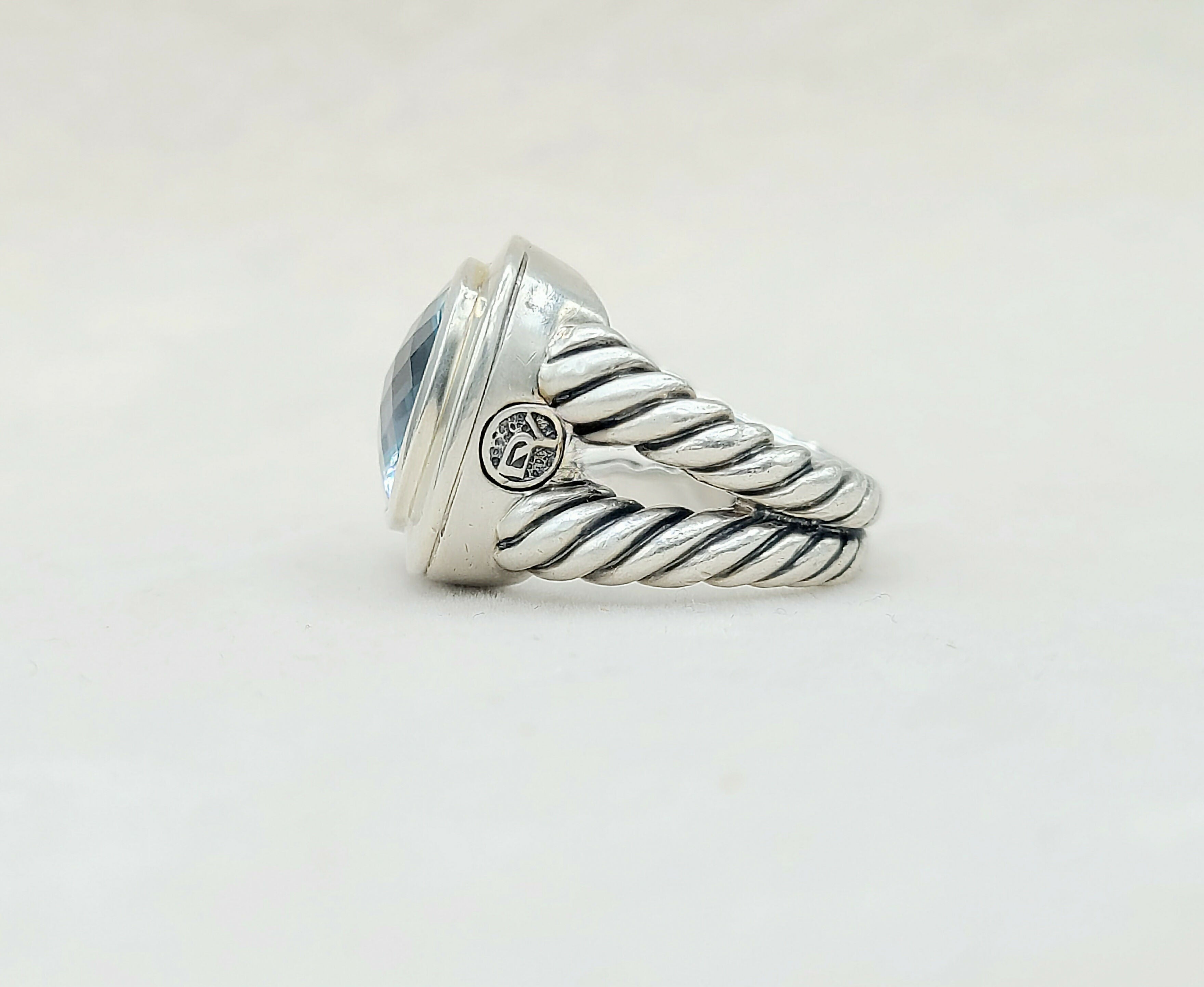 David Yurman Albion 14mm Sky Blue Topaz Ring、mySite、hinf8tx79