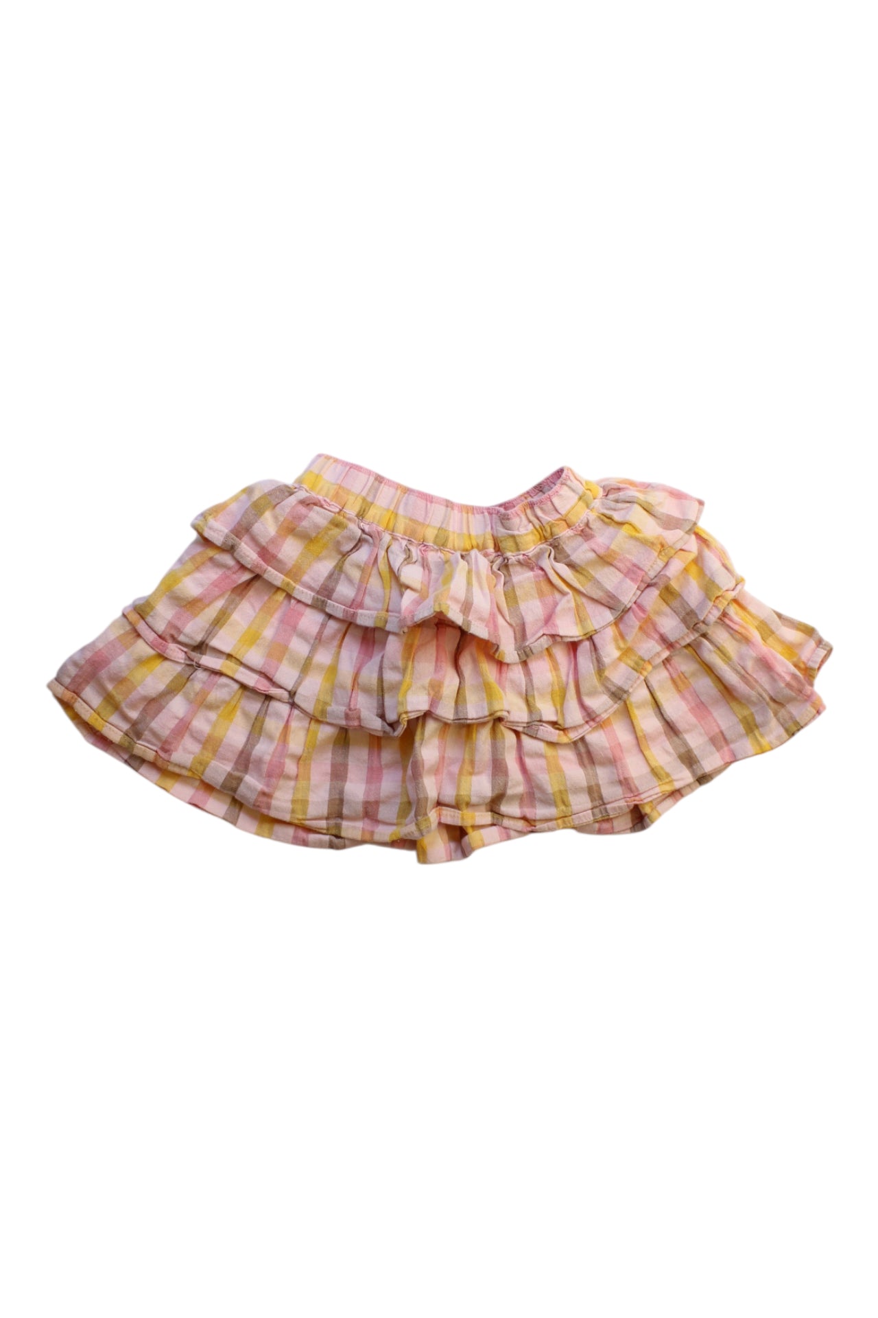 Seed Ruffled Checkered Skirt 5T、mySite、g9winljtr