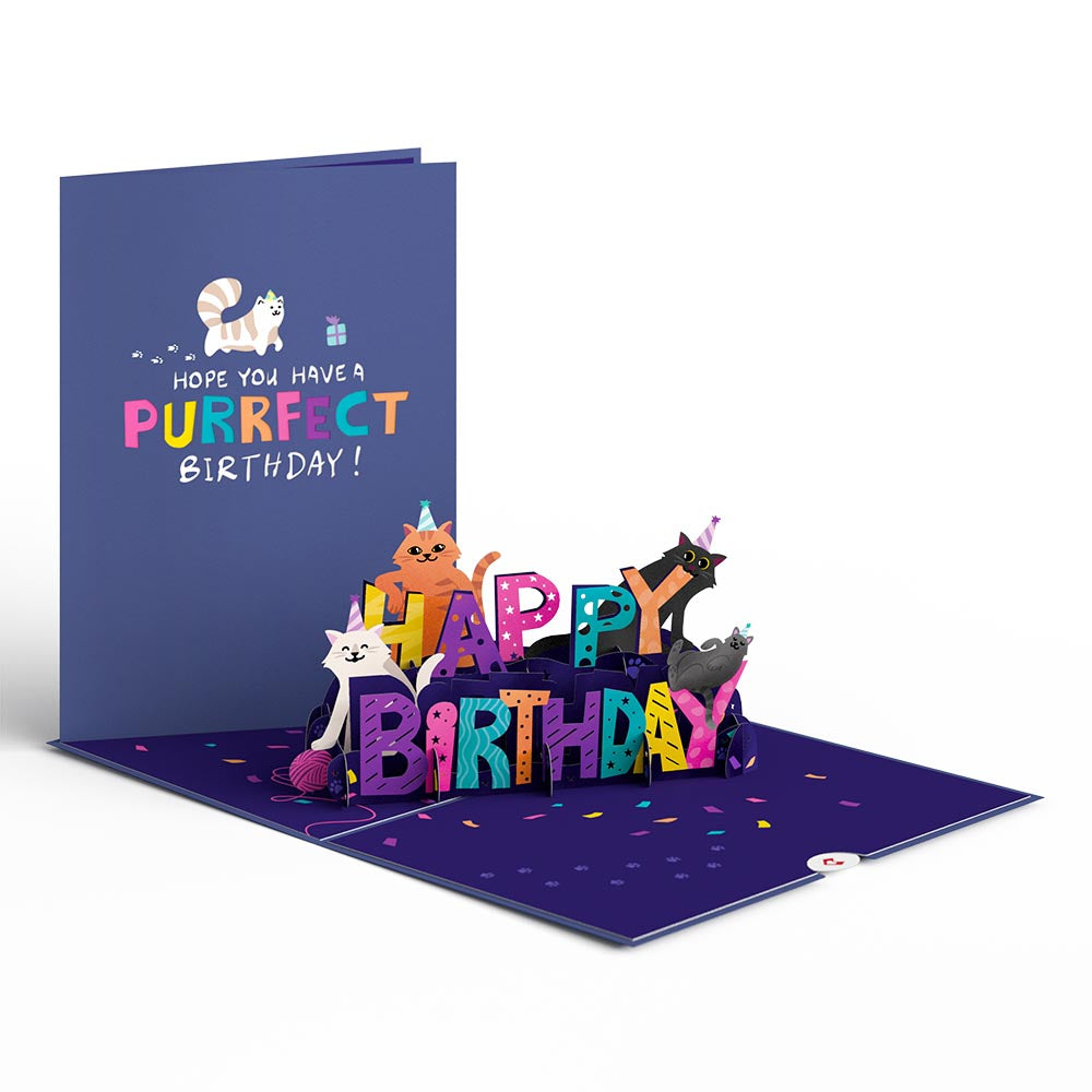 Happy Birthday Cats for the Childless Cat Lady Pop-up Cards、mySite、solidvoid