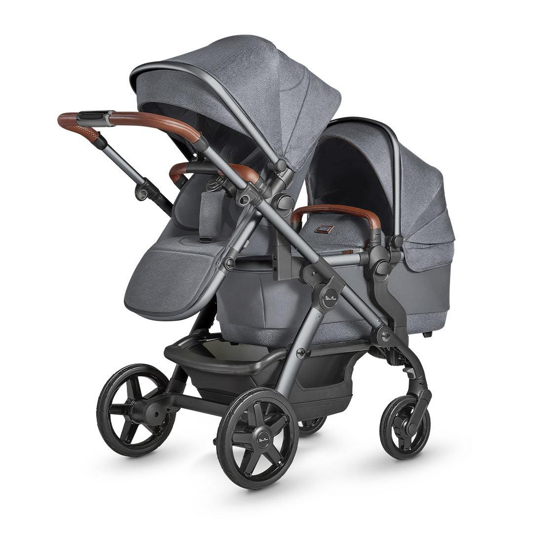  Silver Cross Wave 3 Twin Pushchair - Lunar、mySite、merchandisen