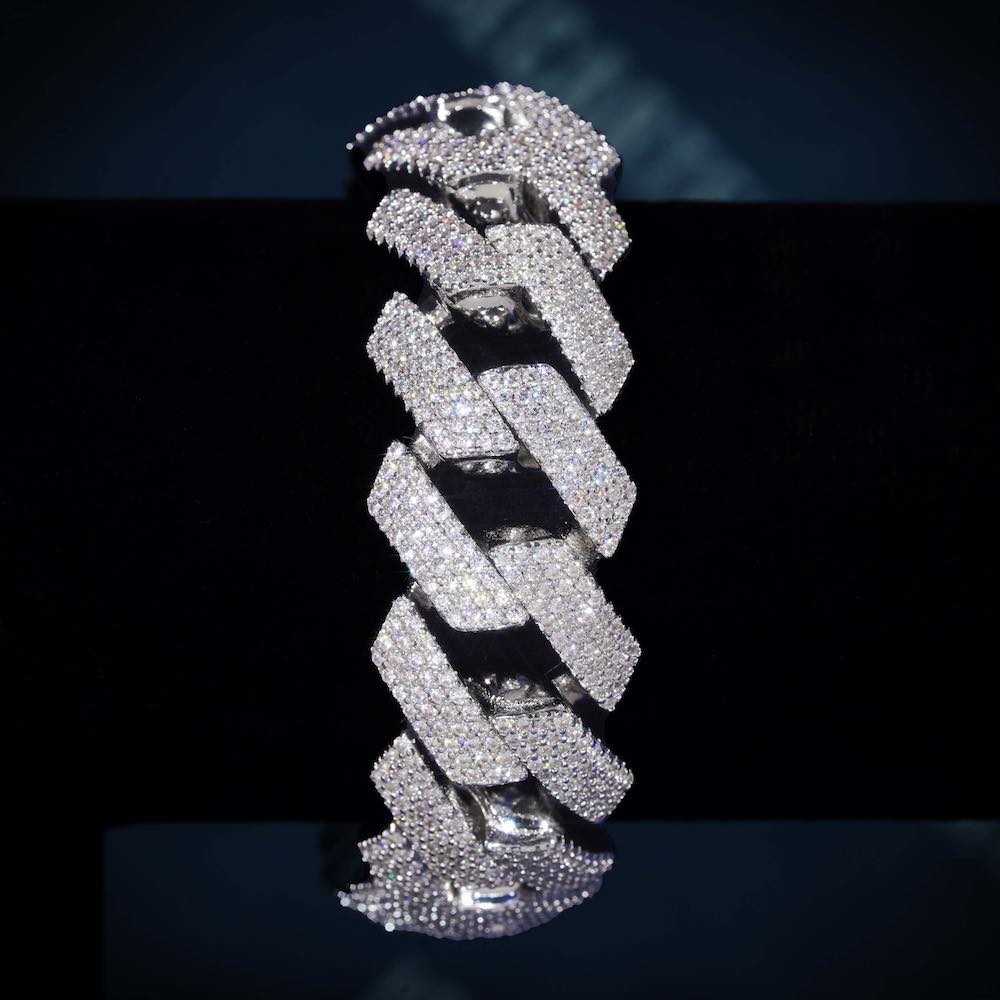 Moissanite Cuban Link Bracelet 14K Gold (ALL SIZES)、mySite、hinf8tx79