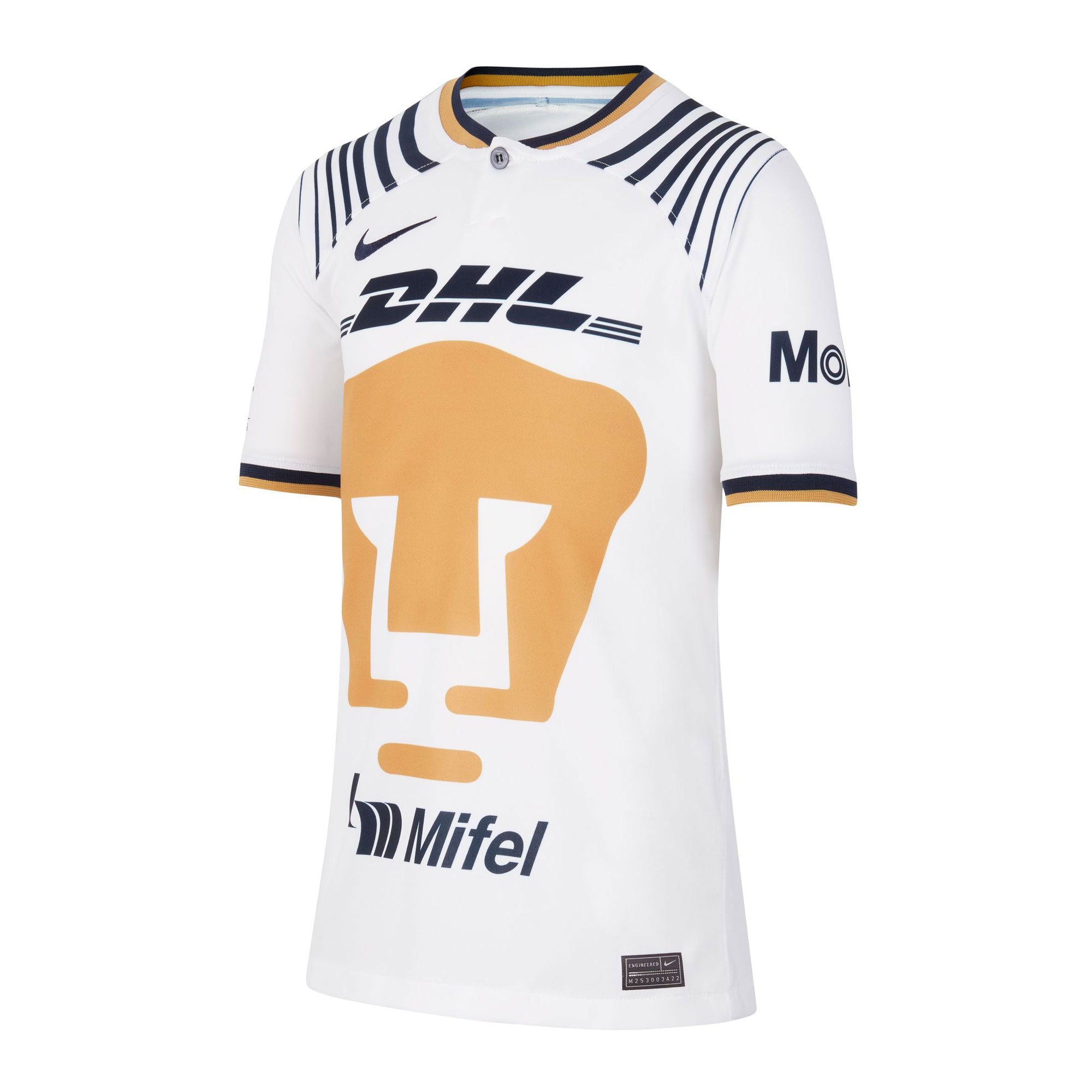 Nike Kids Pumas UNAM 2022/23 Home Jersey White/Gold、mySite、bottomscart