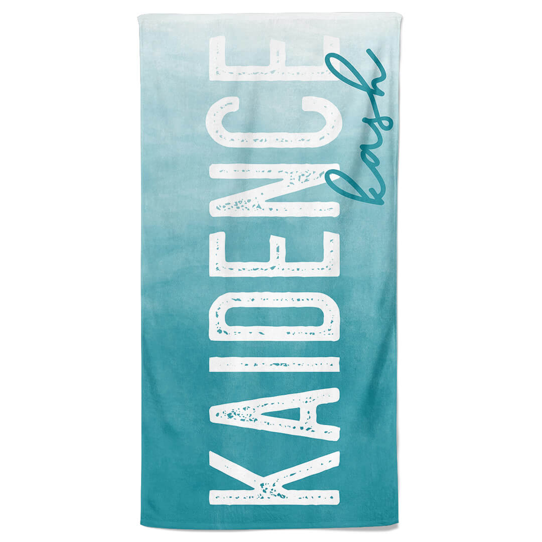  Sea Scape Personalized Kids Beach Towel、mySite、layawaytickets