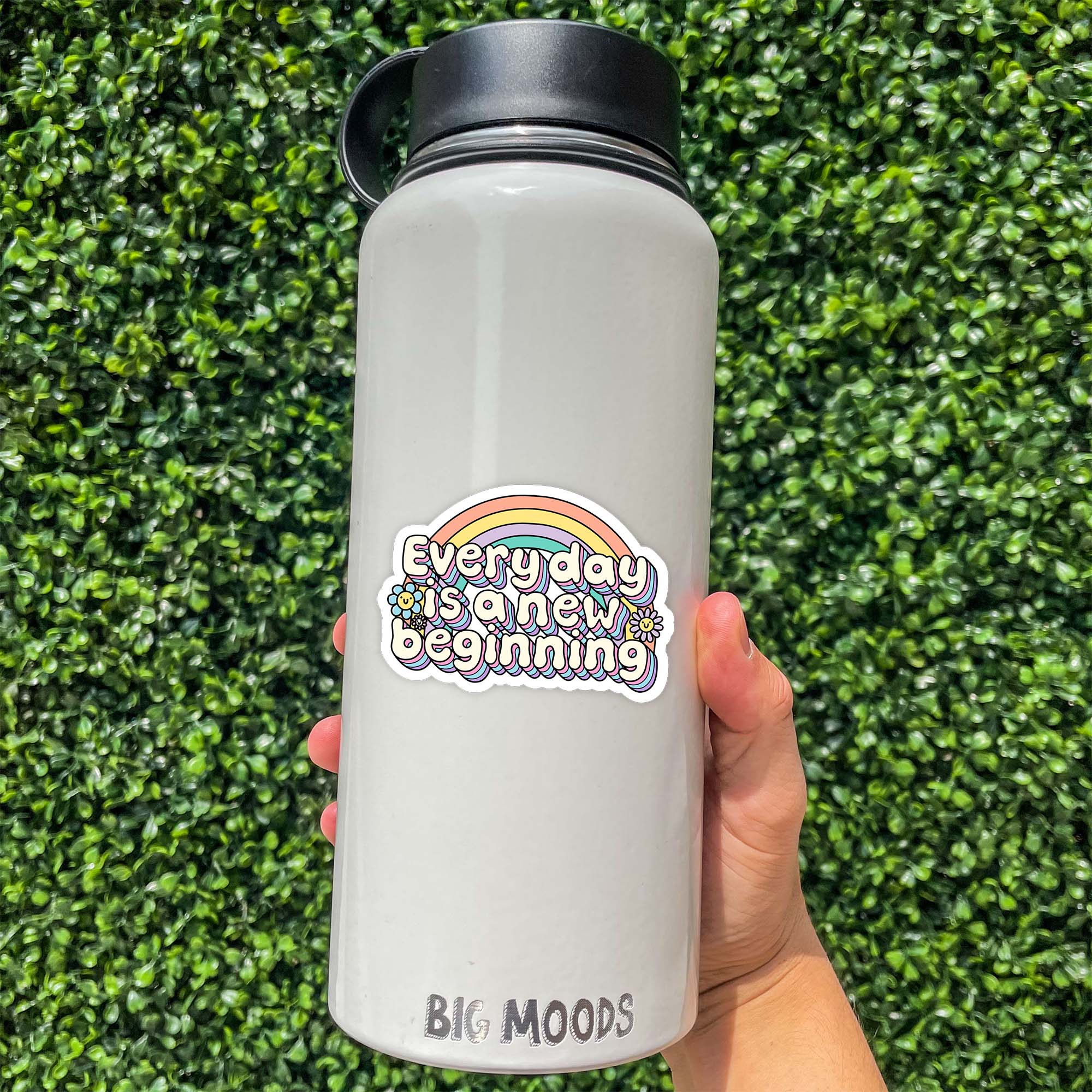  Everyday Is A New Beginning Sticker、mySite、ghnorth