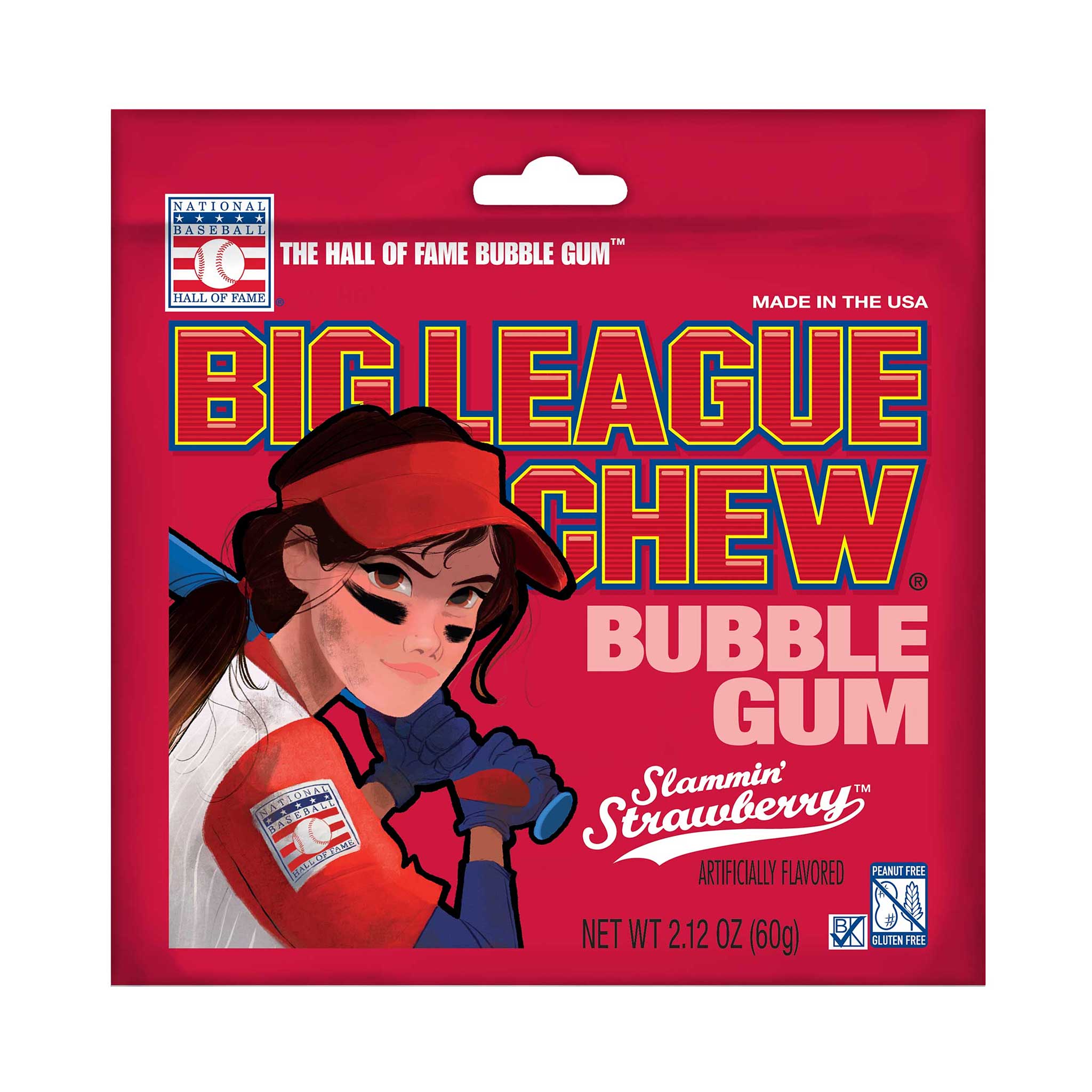Big League Chew Pouch Strawberry Flavor、mySite、vikingsvslions