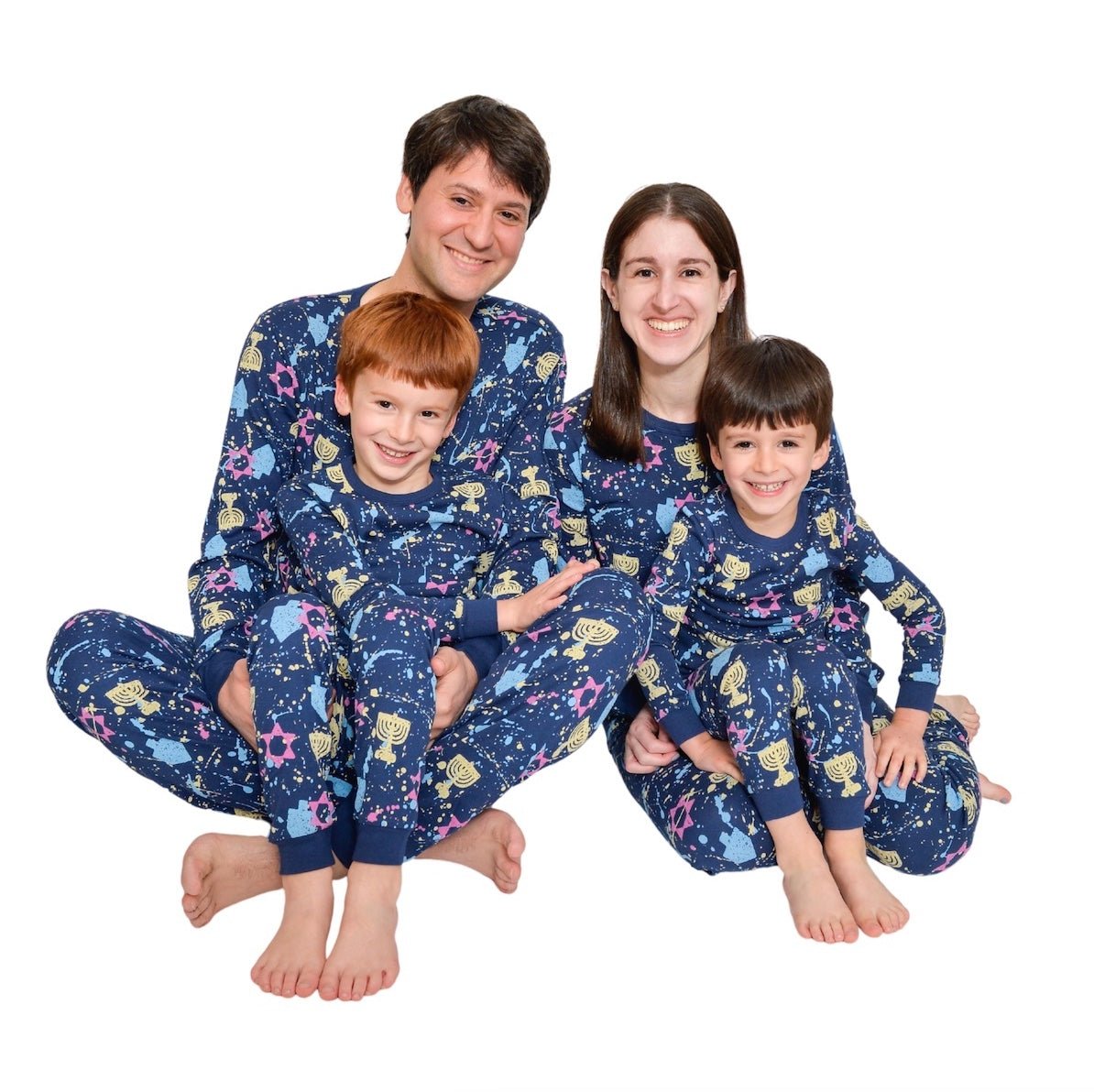  Splatter Paint Hanukkah Pajamas (Kids + Adult Sizes)、mySite、elrpsem3k