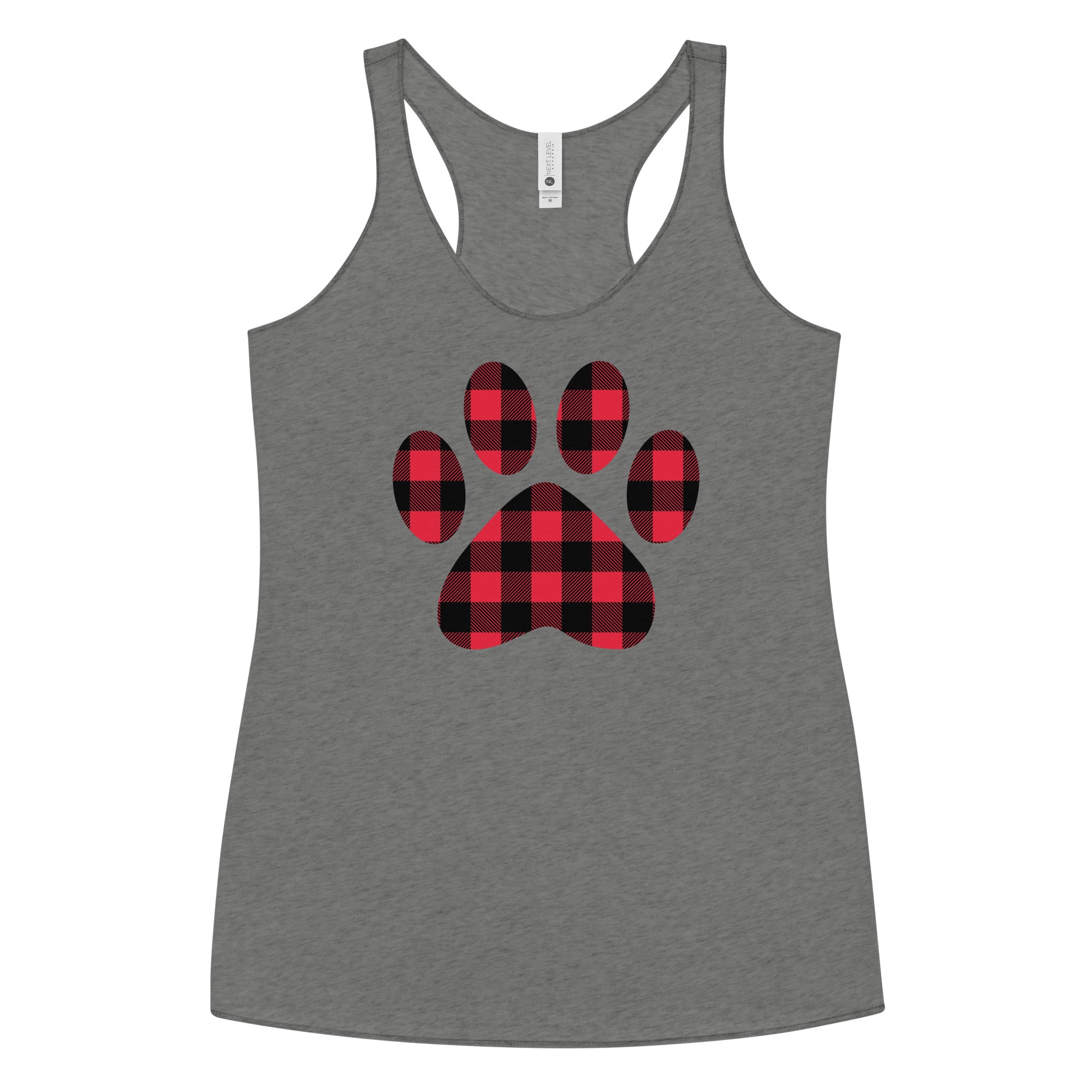 Gingham Paw Print Tank Top、mySite、camillekostekn