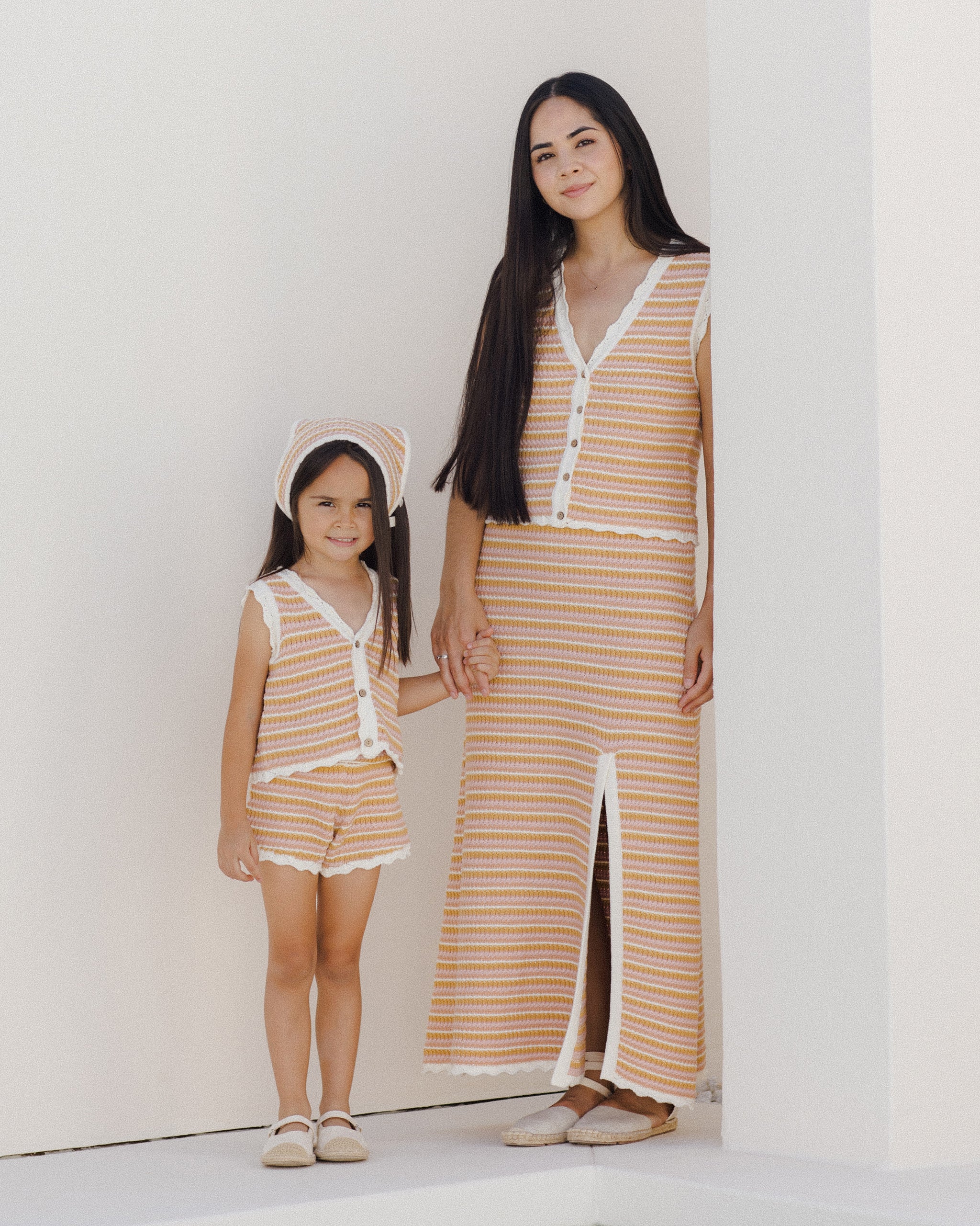  Knit Midi Skirt | Pink Stripe、mySite、layawaytickets