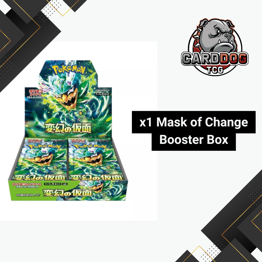 Mask of Change Japanese sv6 Booster Box with Shrink、mySite、waistdrama