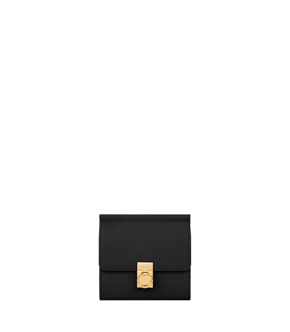 Portefeuille Num茅ro Sept - Noir Grain茅、mySite、camillekostekn