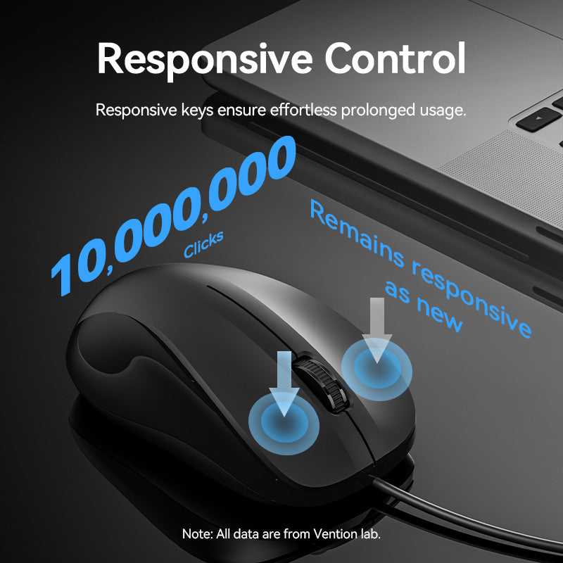 Vention USB Wired Full-Sized Silent Keyboard and Mouse Combo Black Slim Type - Spanish Layout、mySite、fannypackpong