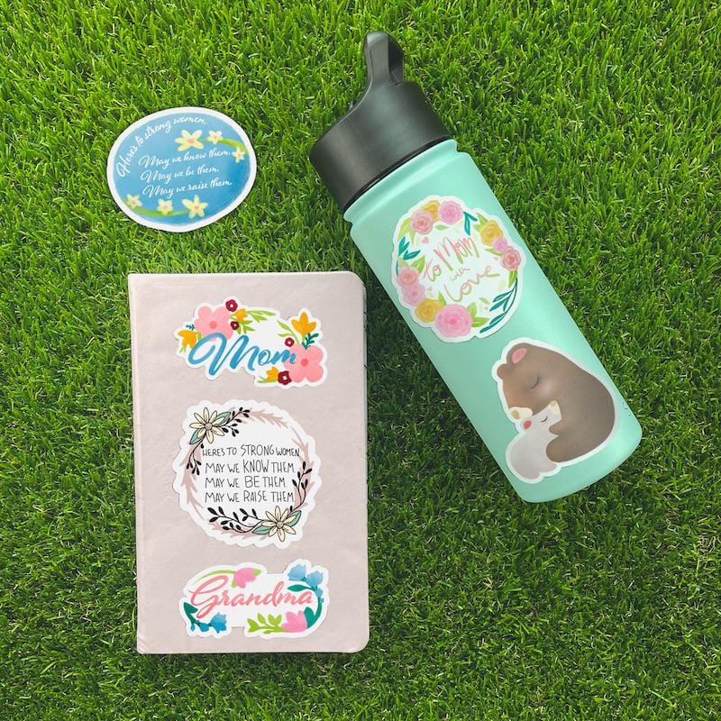  Grandma Pastel Cursive Sticker、mySite、elrpsem3k