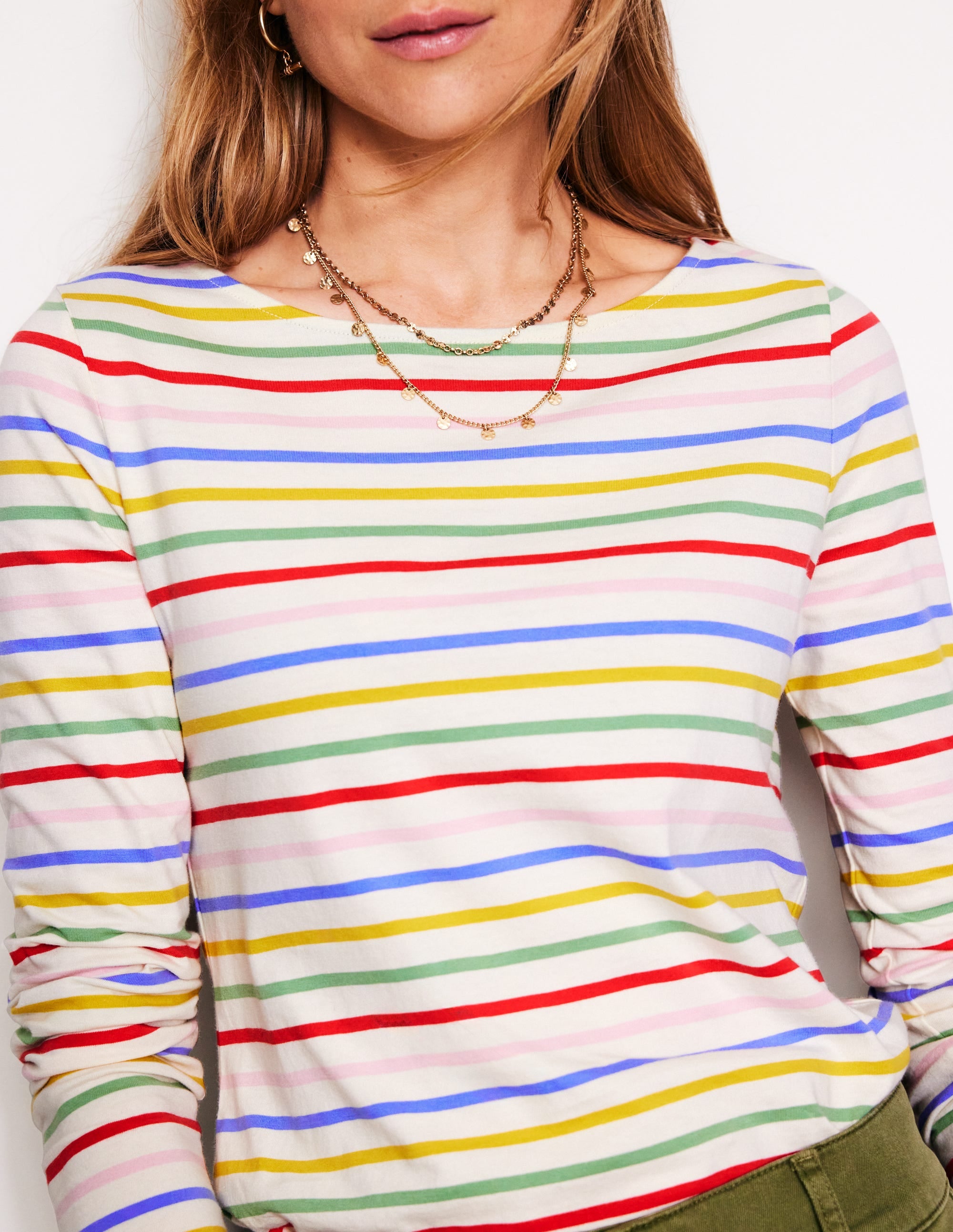  Ella Long Sleeve Breton-Soft Rainbow、mySite、ashleygrahame