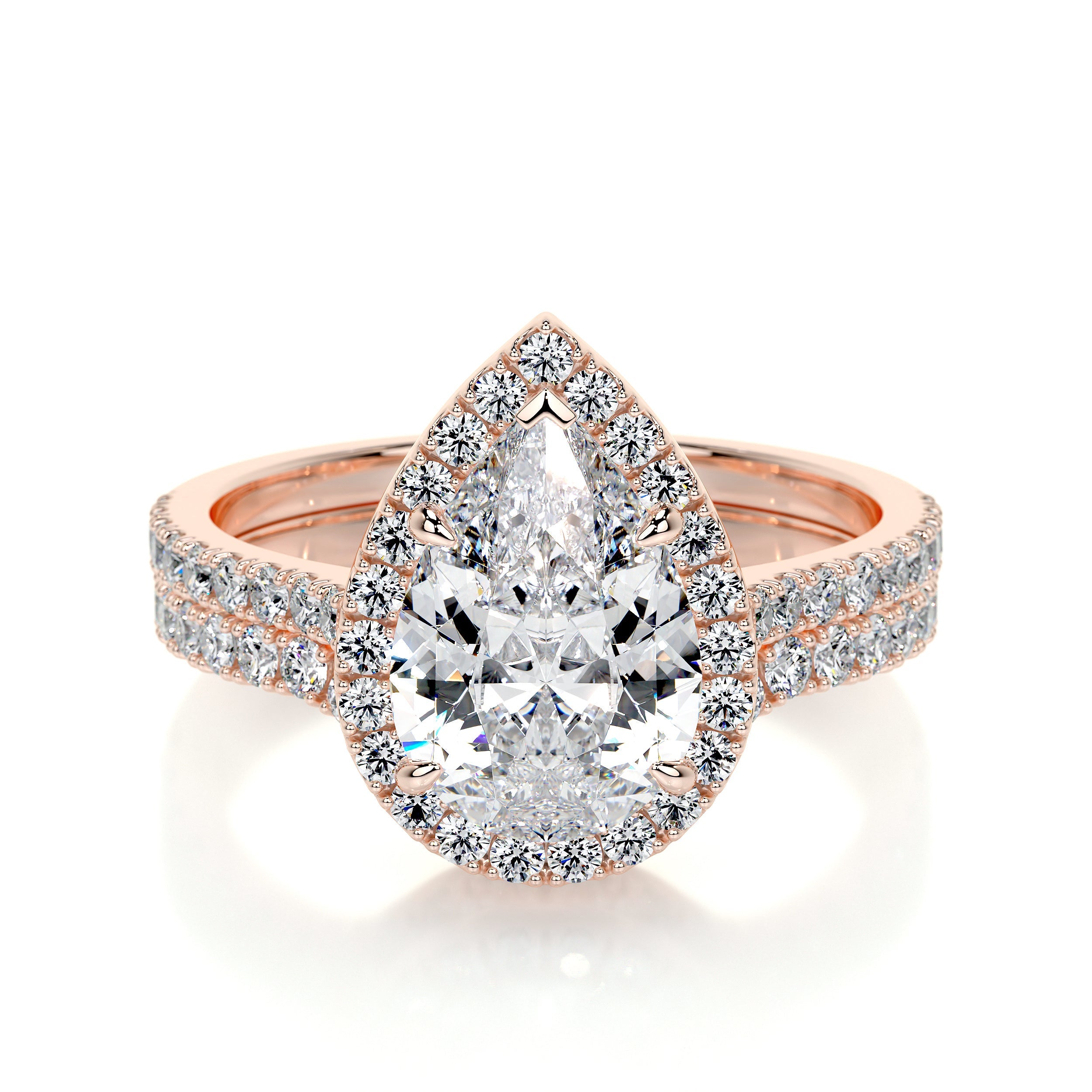Sophia Lab Grown Diamond Bridal Set -14K Rose Gold、mySite、hinf8tx79