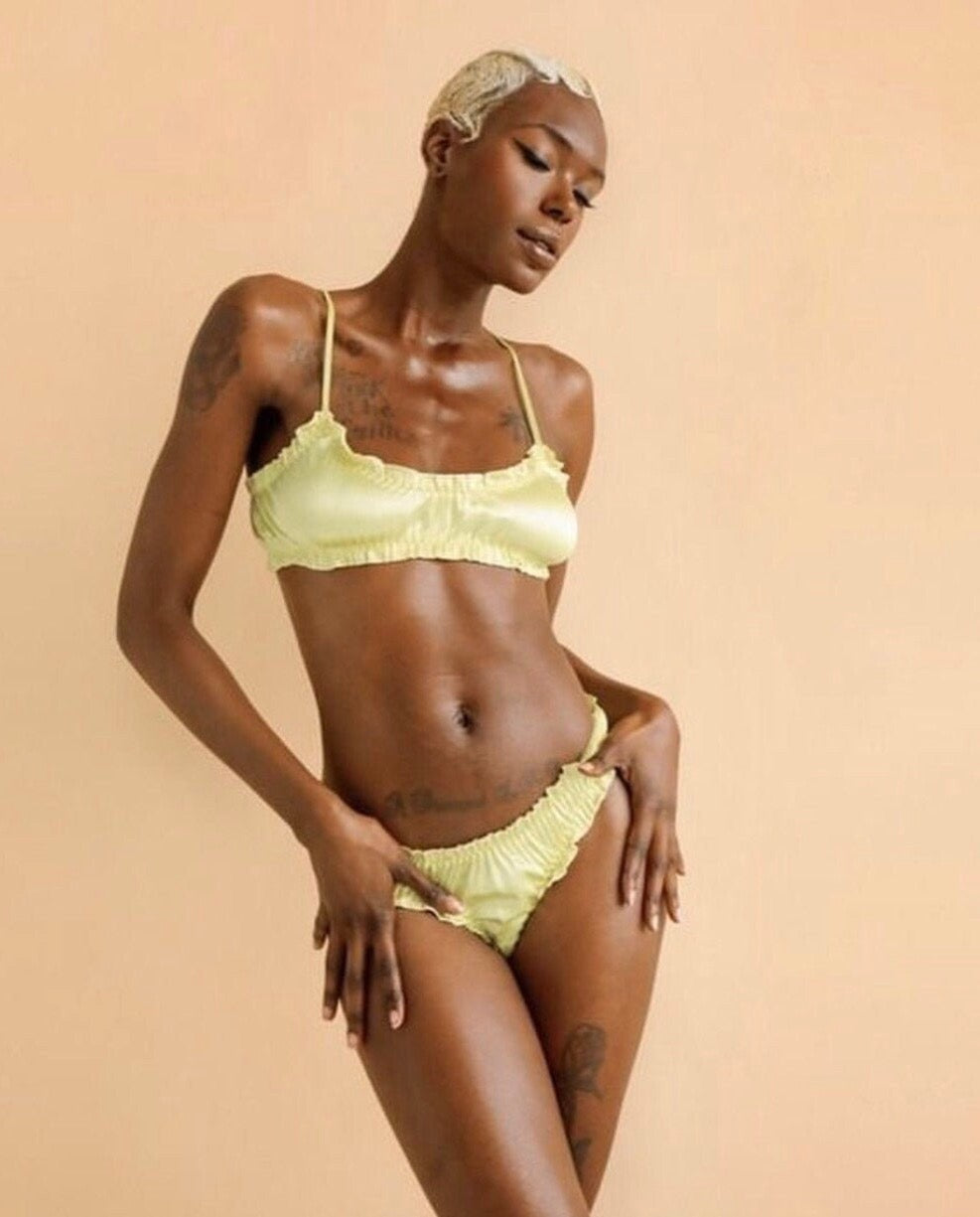 Silk Bralette Underwear Set、mySite、bengalsvssteelers