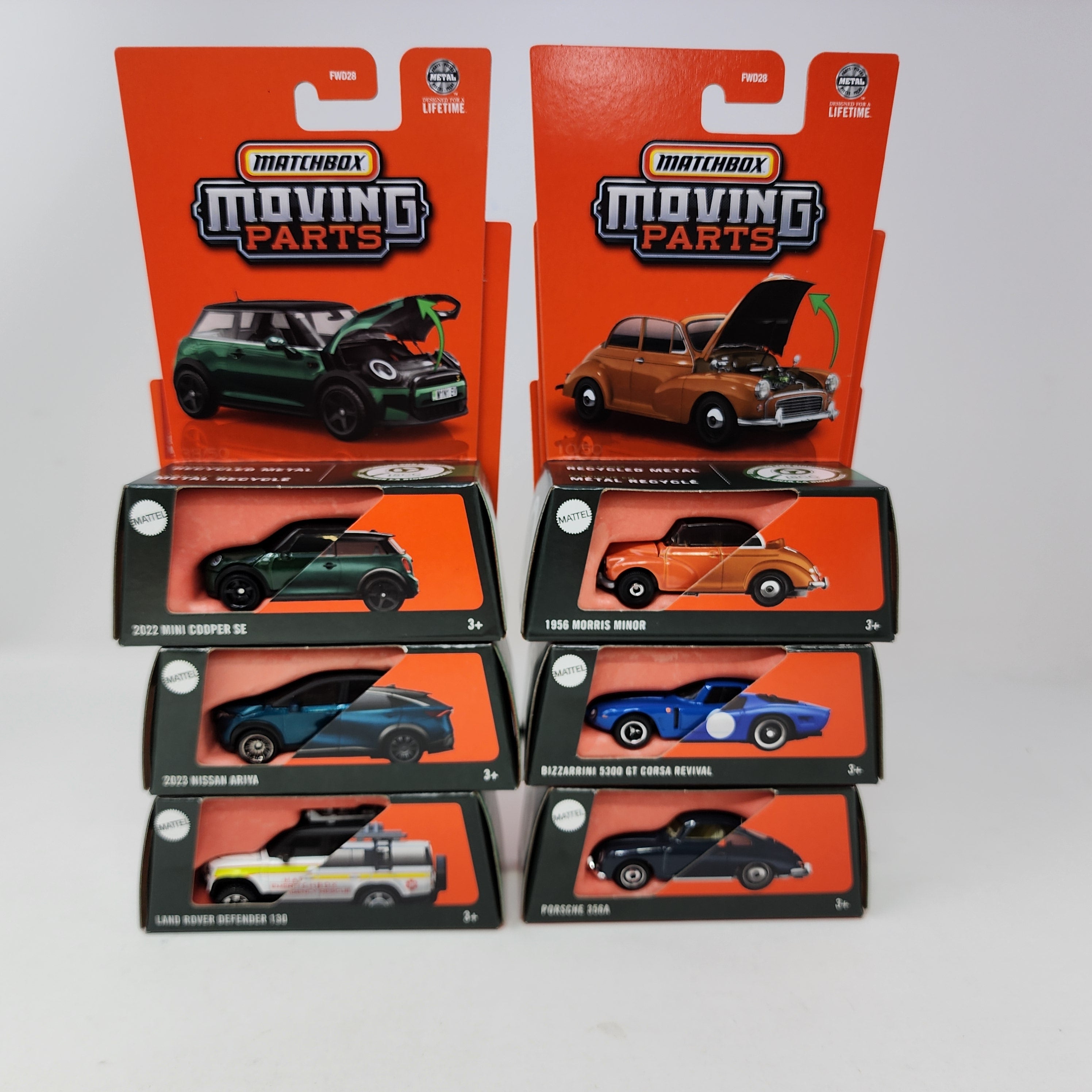 Case D Moving Parts * Complete 6 Car Set Case D * 2025 Matchbox Moving Parts、mySite、hgirdovlk