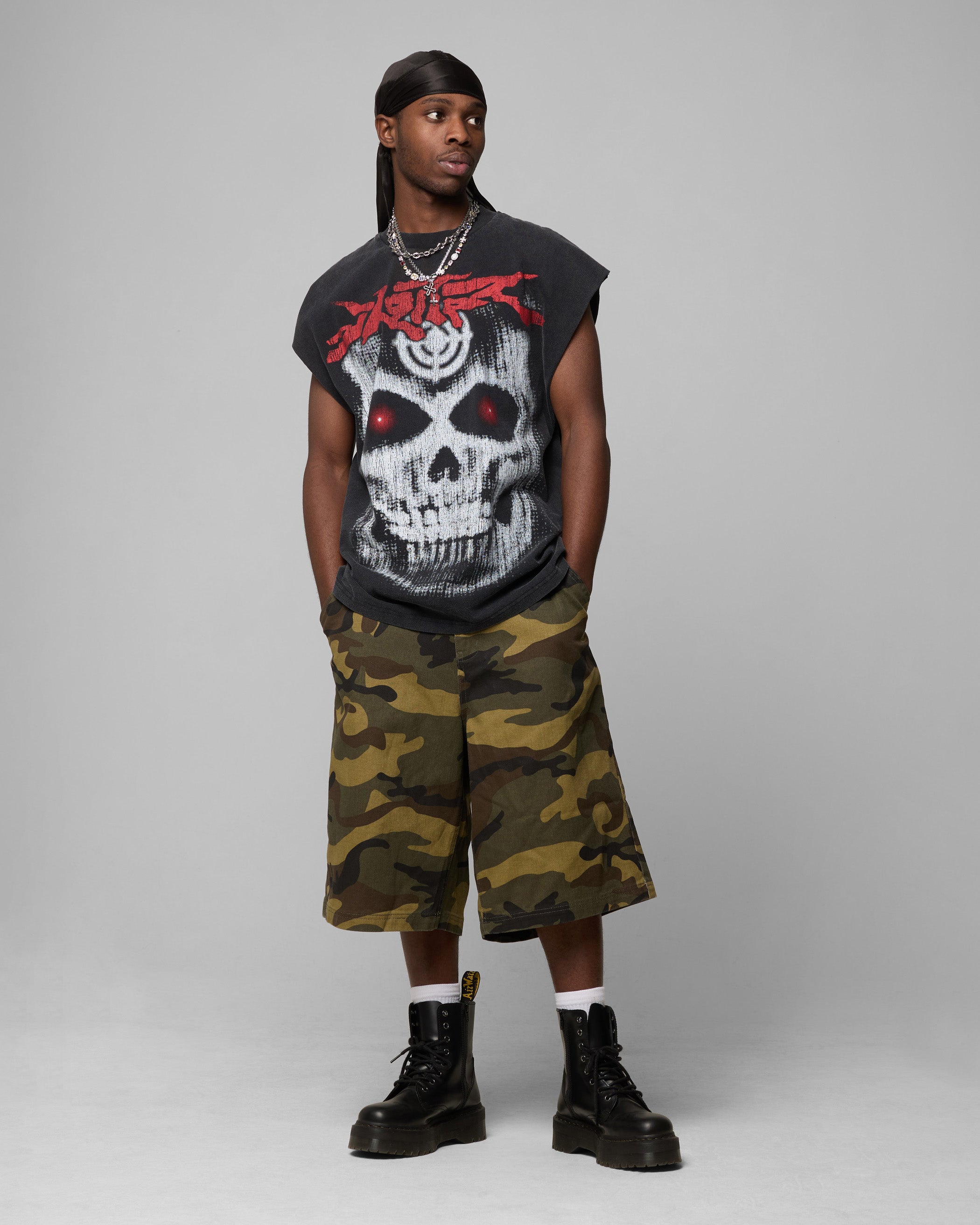 Loiter Ski Mask Muscle T-Shirt Vintage Black、mySite、zt4zffjzw