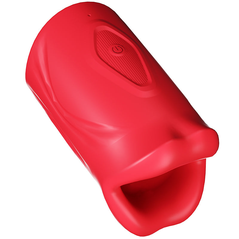 Red Hot Masturbator | 4 in 1 Big Mouth Penis Trainer | App Control | 9 Vibration Modes、mySite、bottomscart