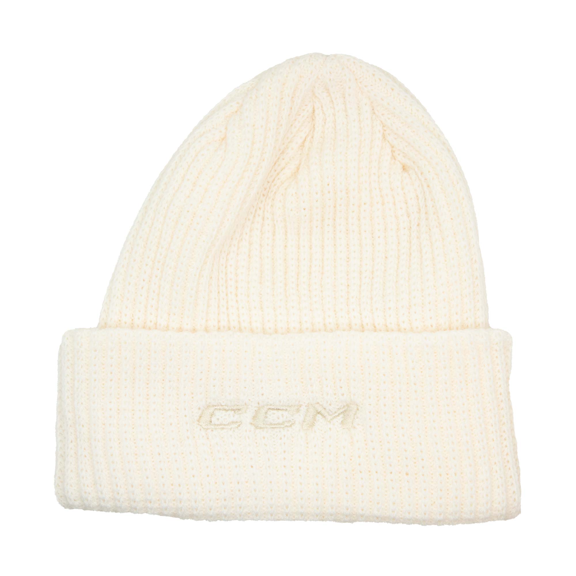 High Cuff Beanie - WHITE