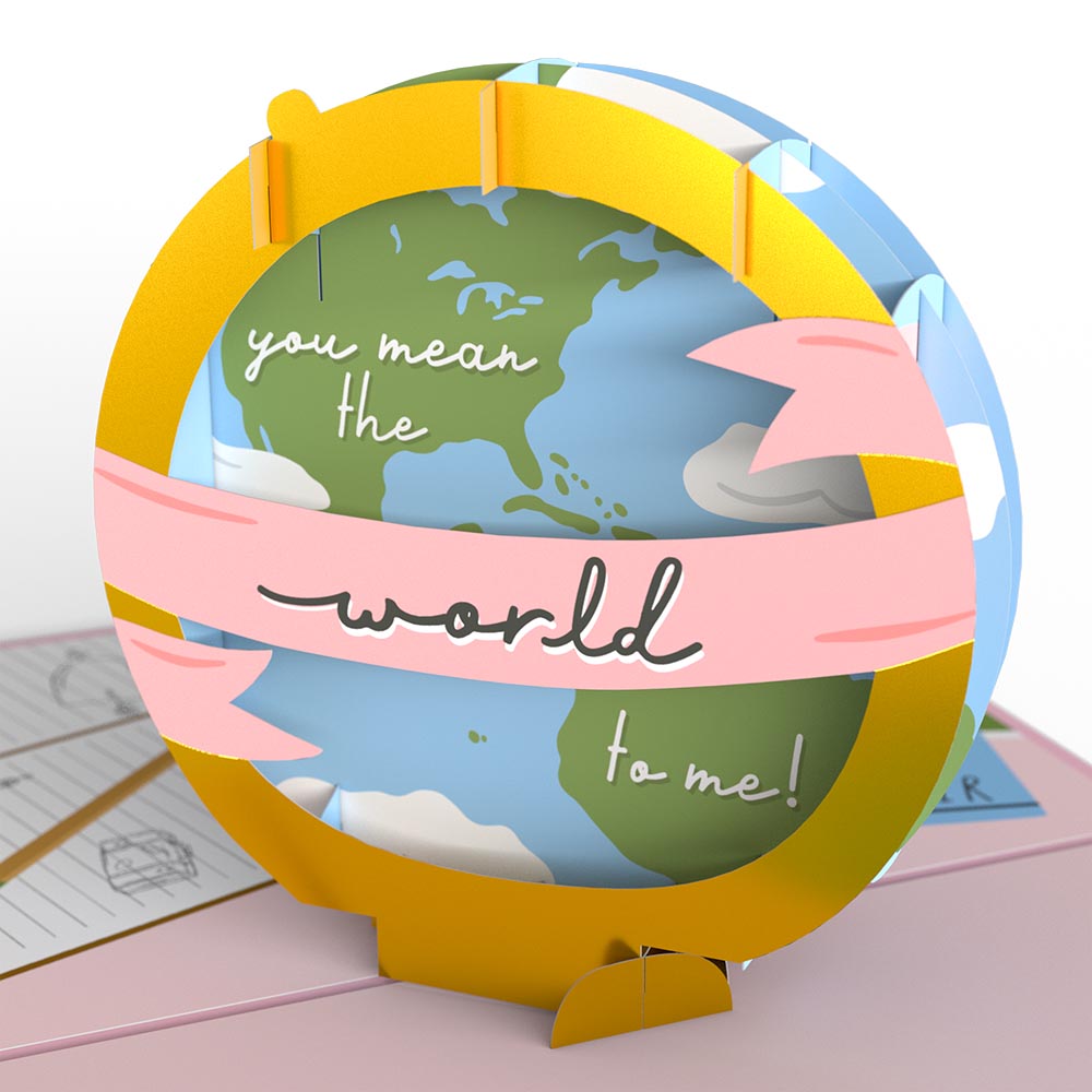 You Mean the World to Me Thoughtful Pop-Up Card、mySite、solidvoid