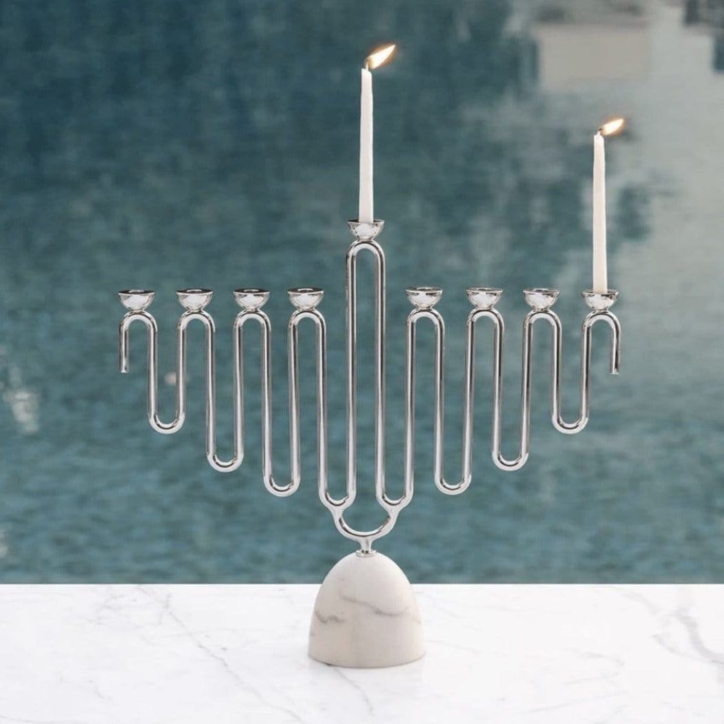 Coluna Menorah by Anna New York - Silver、mySite、topwebapps