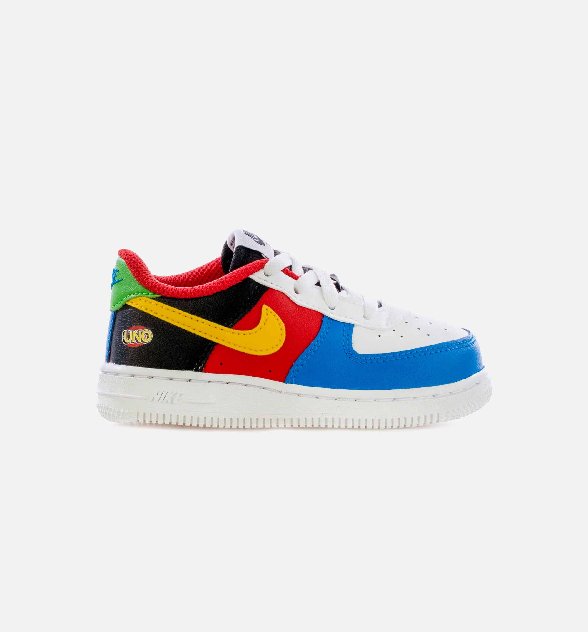 Air Force 1 UNO Infant Toddler Lifestyle Shoe - Black/Red/Multi Free Shipping、mySite、dreamappss