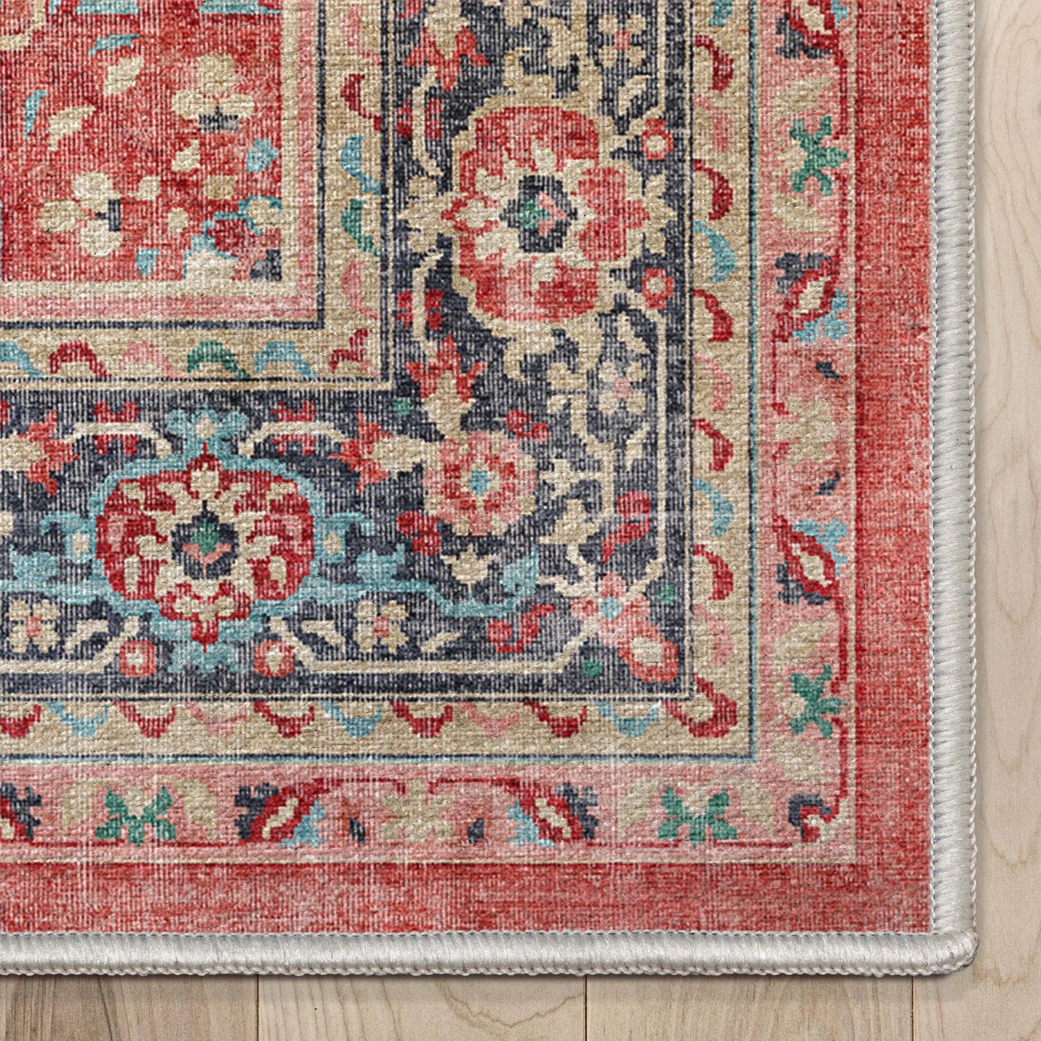 Tirana Vintage Medallion Oriental Flat-Weave Rug、mySite、gigharbornorthrealestate