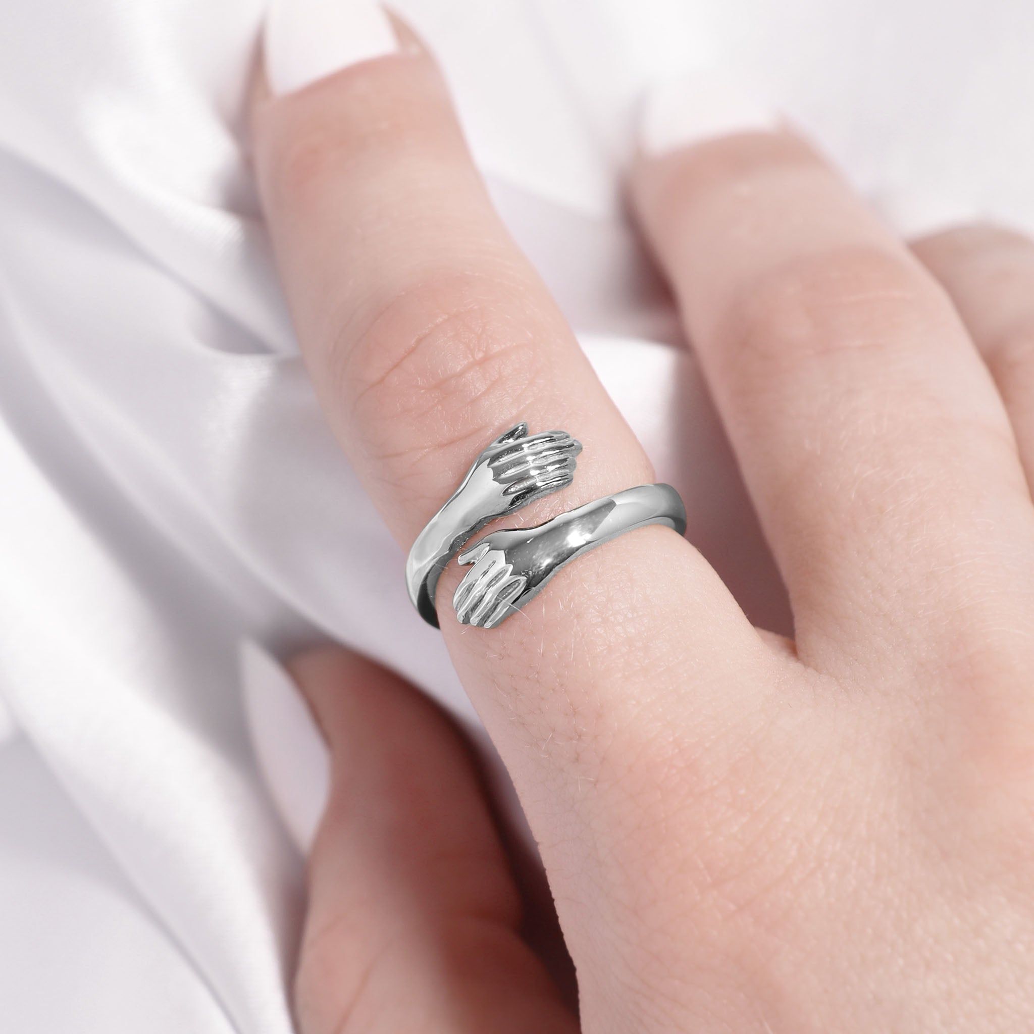 Stainless Steel Hug Ring / KSS0001、mySite、dreamappss