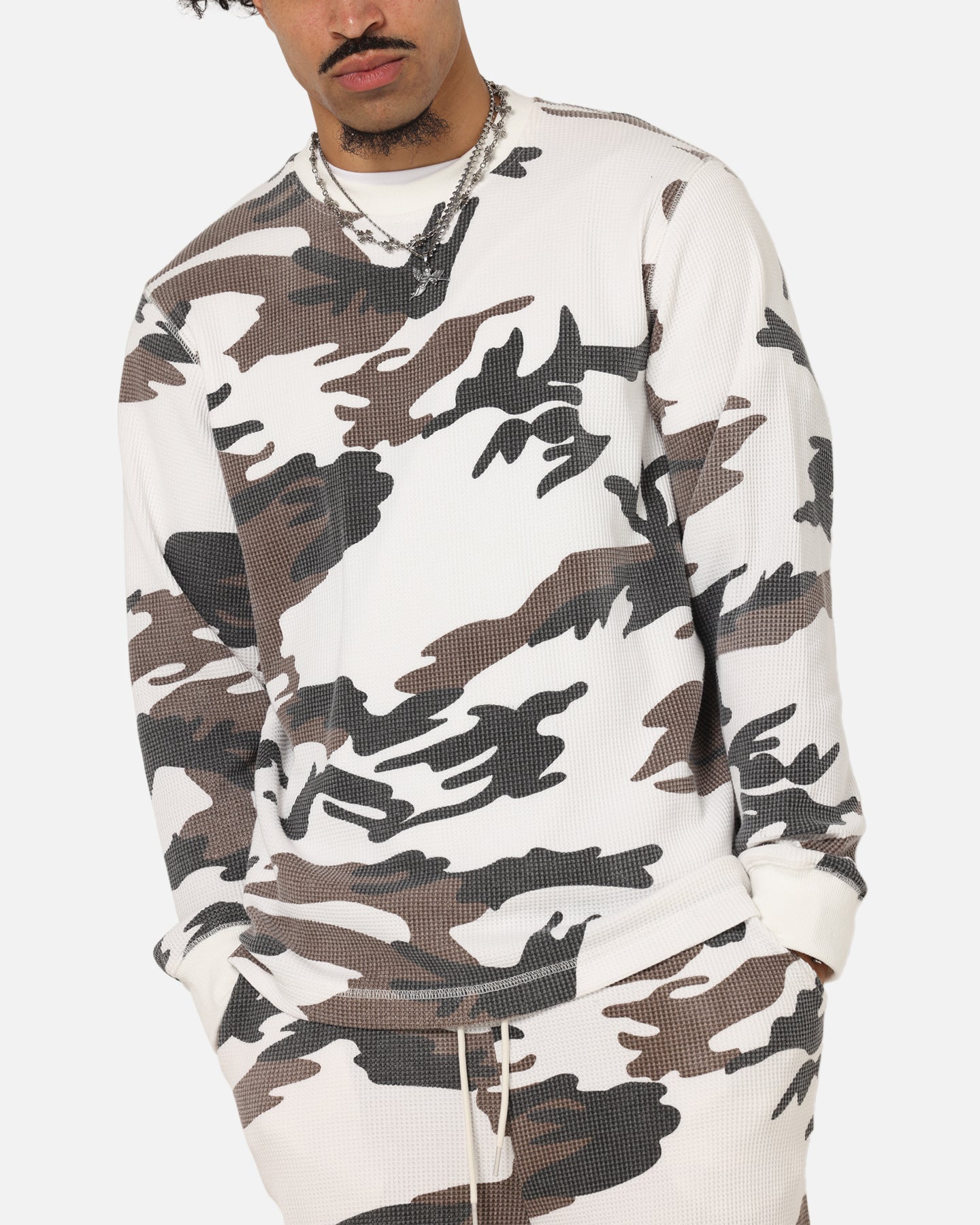 XXIII Printed Thermal Long Sleeve T-Shirt Snow Camo、mySite、zt4zffjzw