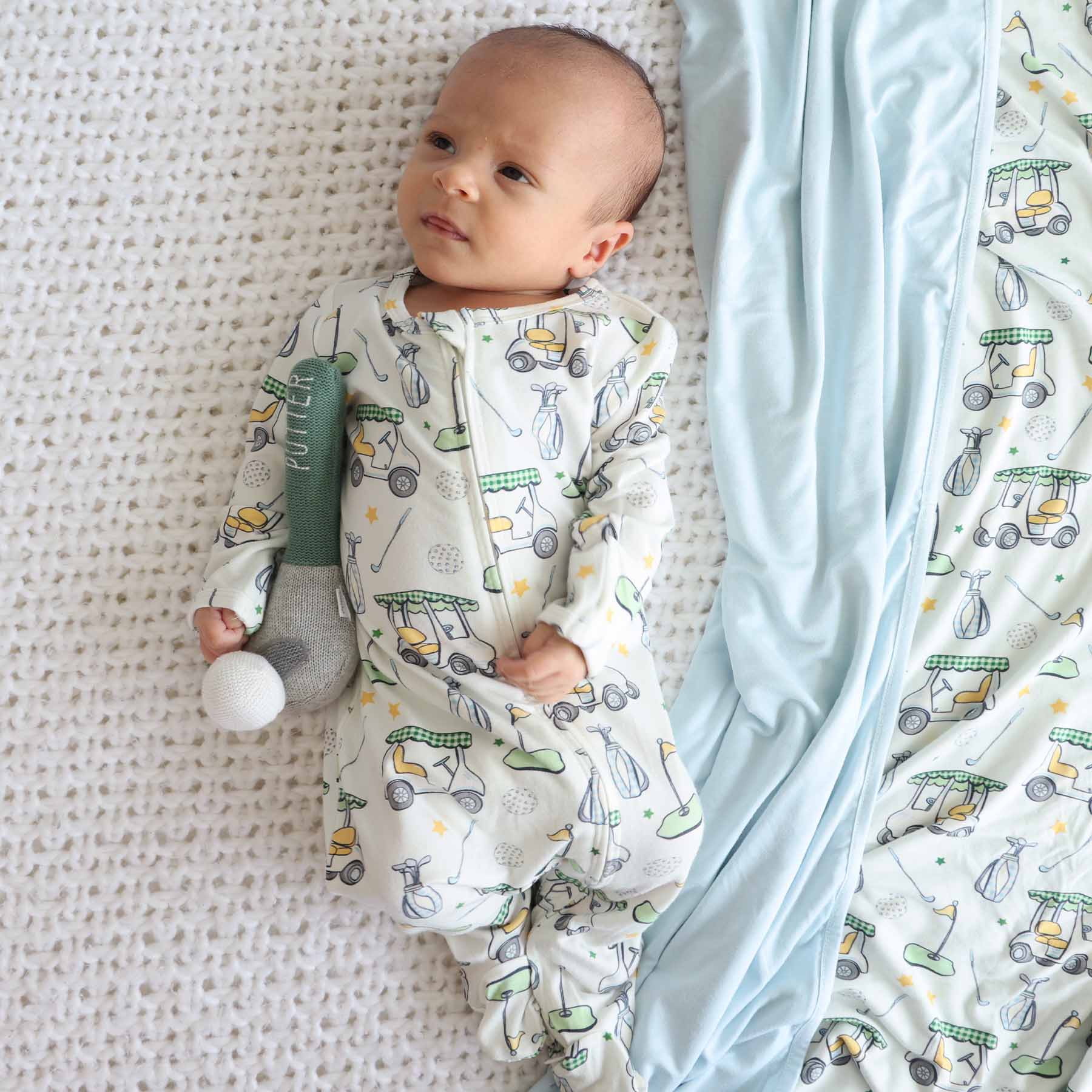  Country Club Cuties Zipper Footie | Blue、mySite、layawaytickets