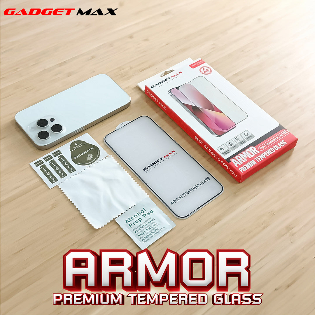 GADGET MAX ARMOR IPHONE 15PRO MAX 6.7 2.5D ANTI -STATIC TEMPERED GALSS(NPL-9/2023)、mySite、fannypackpong