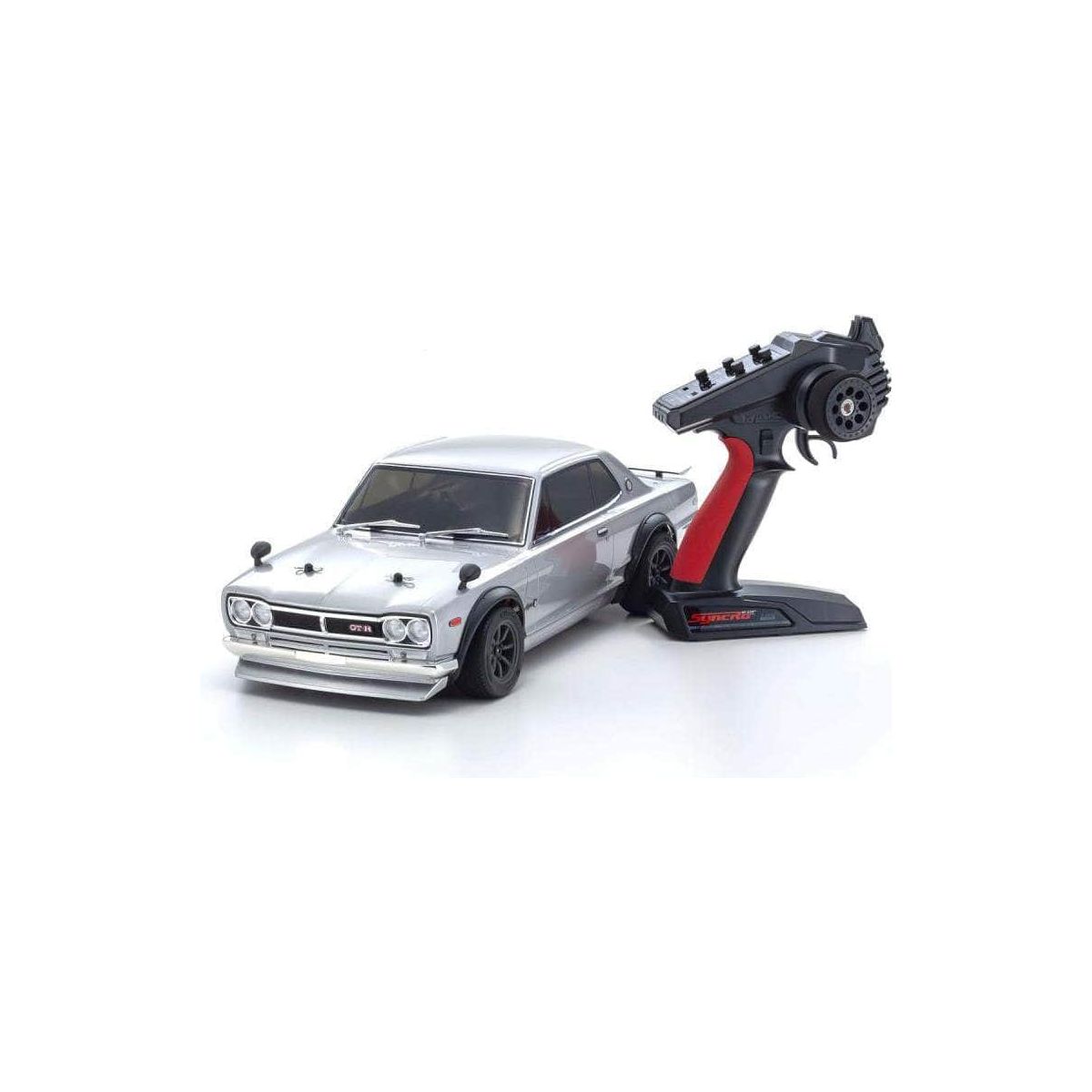 KYO34425T1, Kyosho Fazer Mk2 FZ02 Nissan Skyline 2000 GT-R KPGC10 ReadySet (Silver) w/Syncro KT-231P+ - RTR、mySite、merchandisen