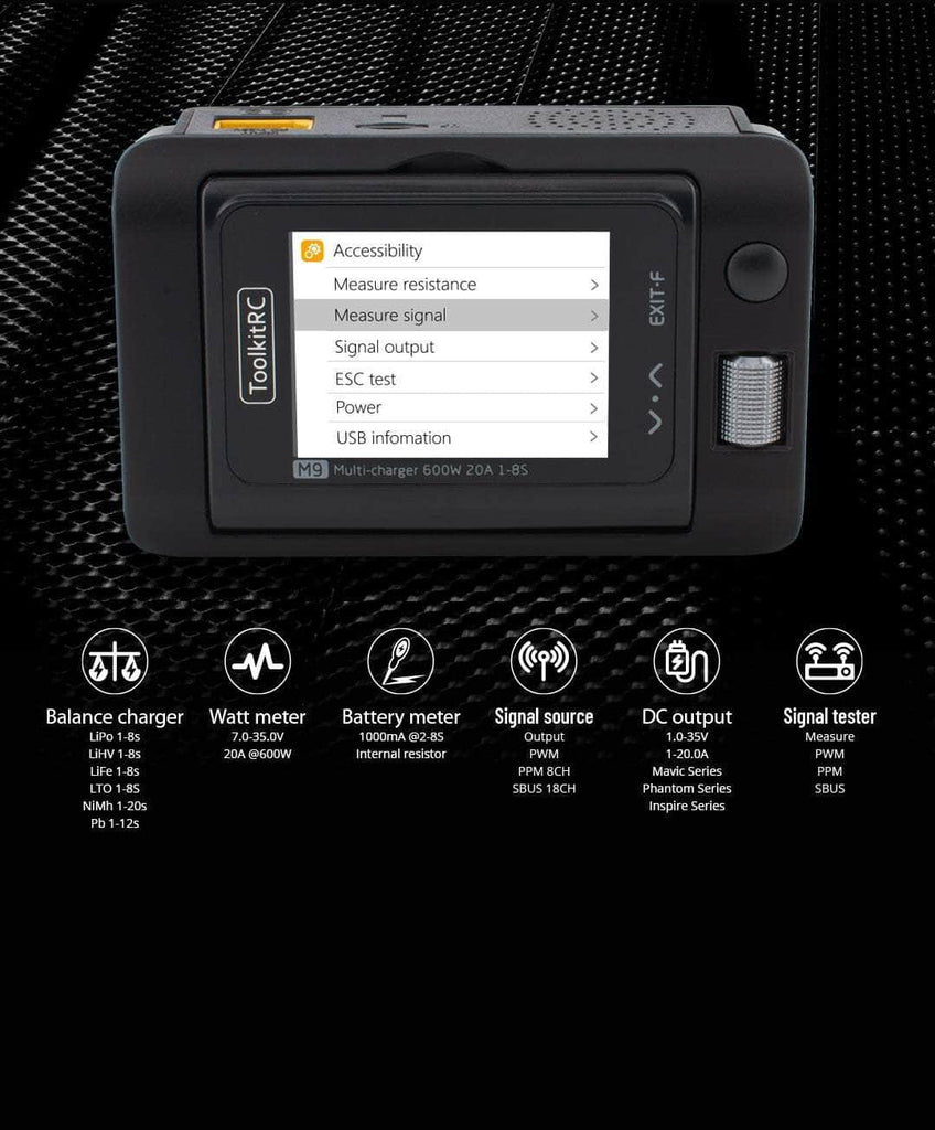 ToolkitRC M9 600W 20A Multifunctional Charger