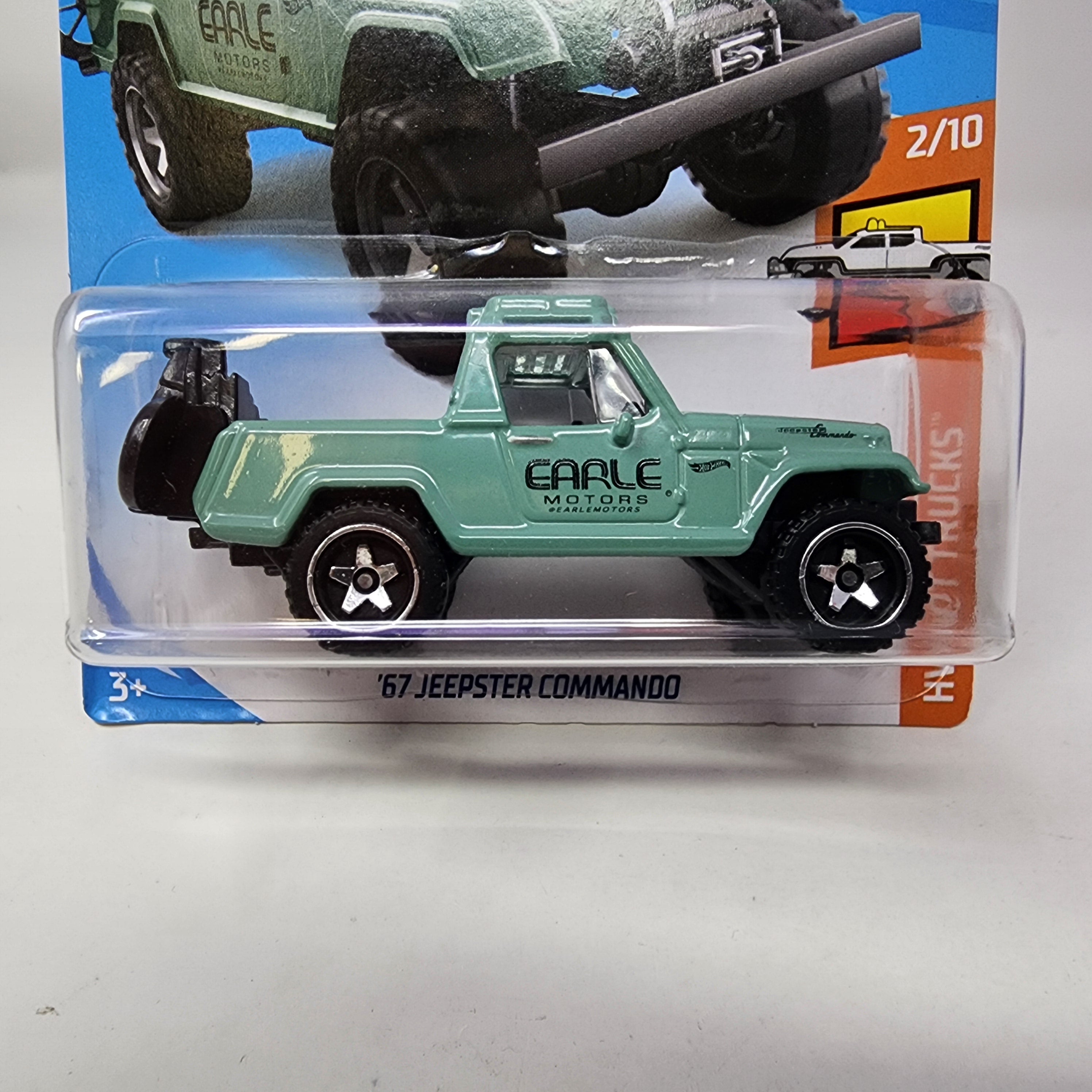 '67 Jeepster Commando #84 * Green * Hot Wheels 2019、mySite、hgirdovlk