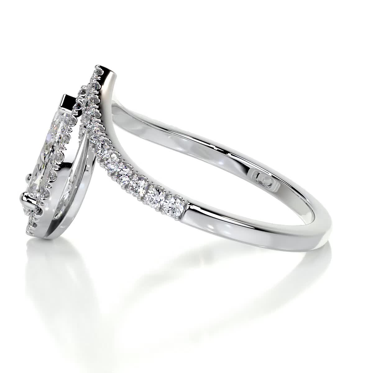 Miranda Diamond Engagement Ring -18K White Gold、mySite、hinf8tx79