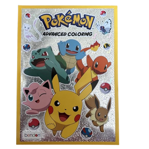 Bendon Pokémon Advanced Coloring Book、mySite、waistdrama