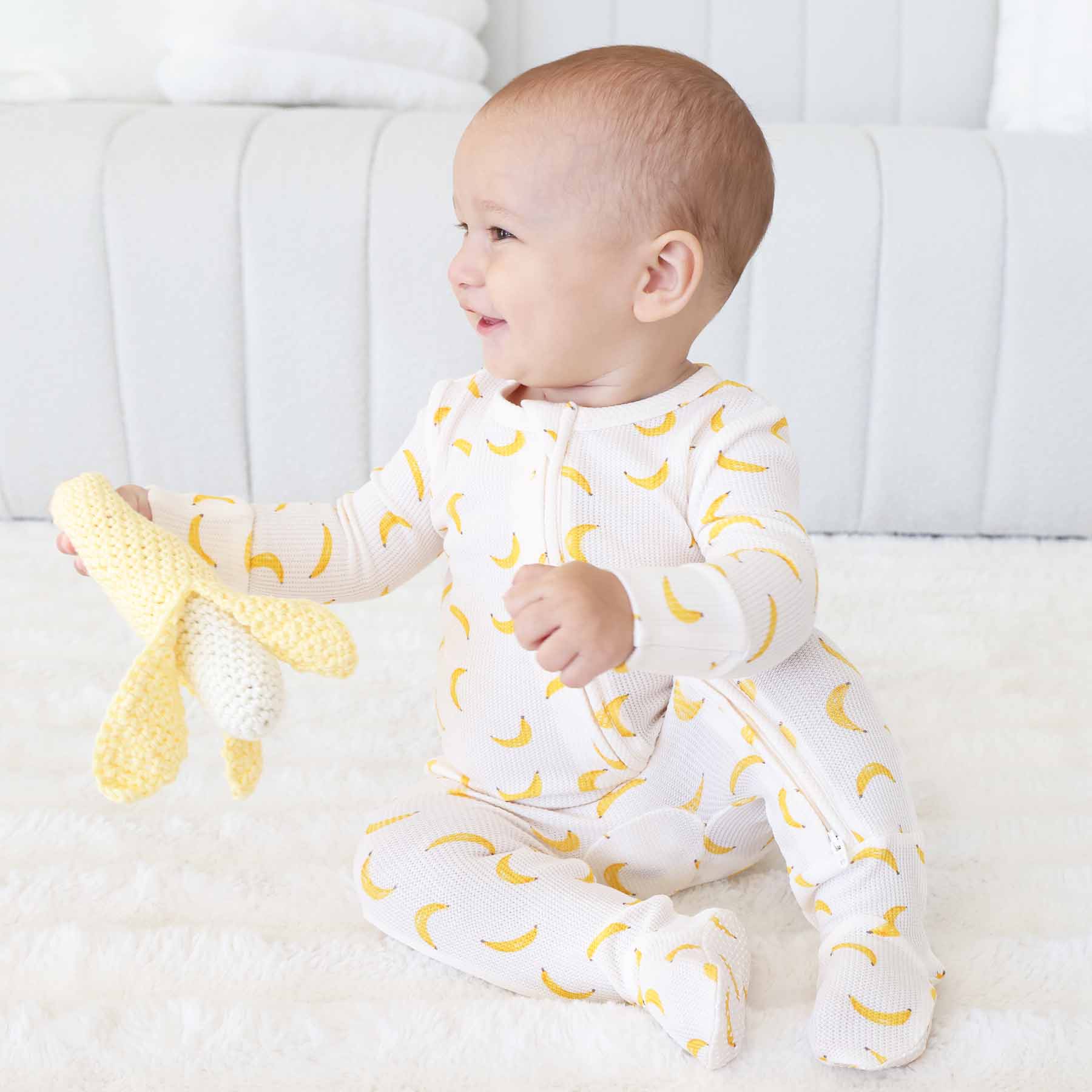  Fruit Bamboo Waffle Zipper Footies、mySite、layawaytickets