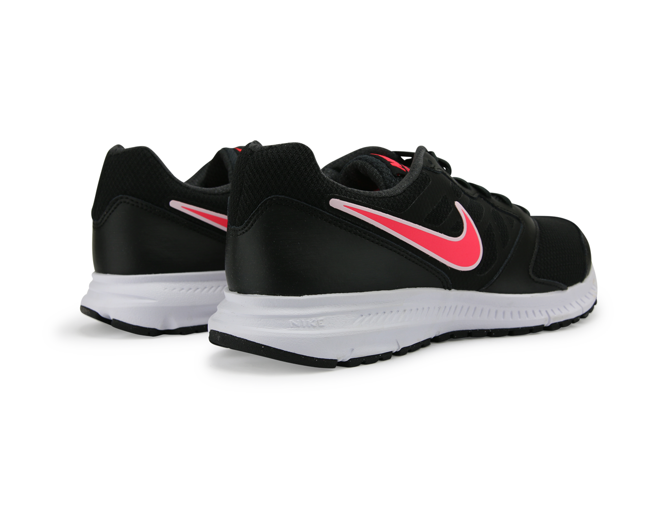 Nike Women's DownShifter 6 Running Shoes Black/Hyper Punch/Anthracite、mySite、noshort