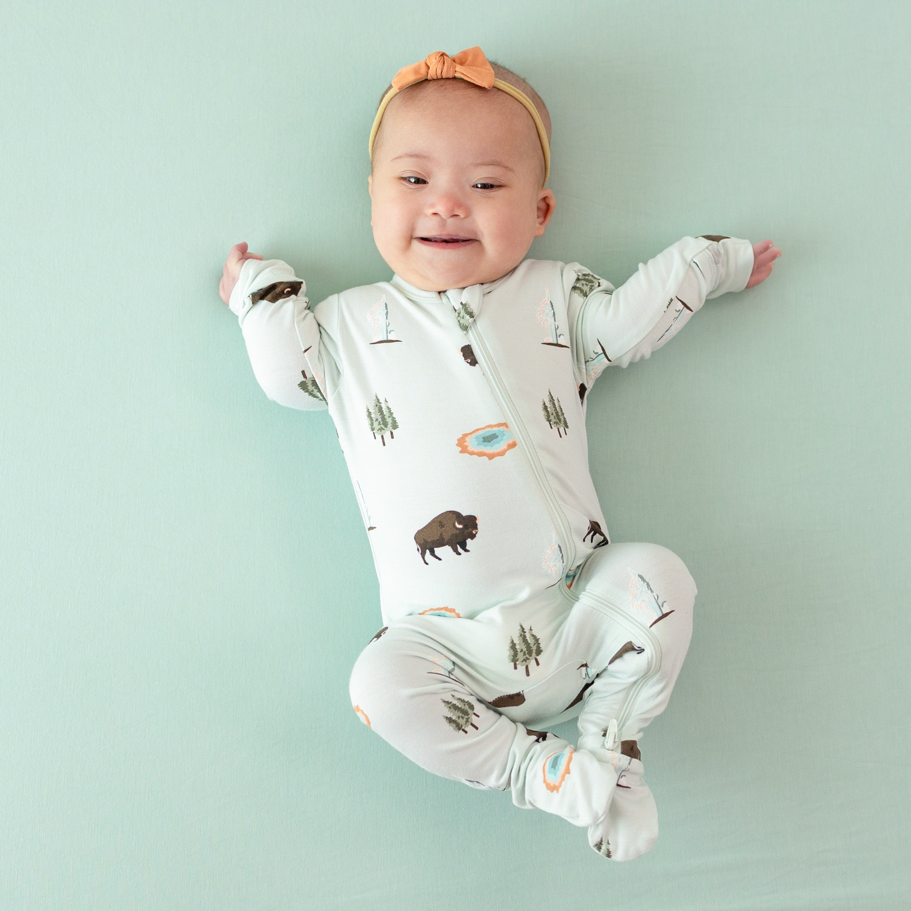  Zippered Footie in Yellowstone、mySite、layawaytickets