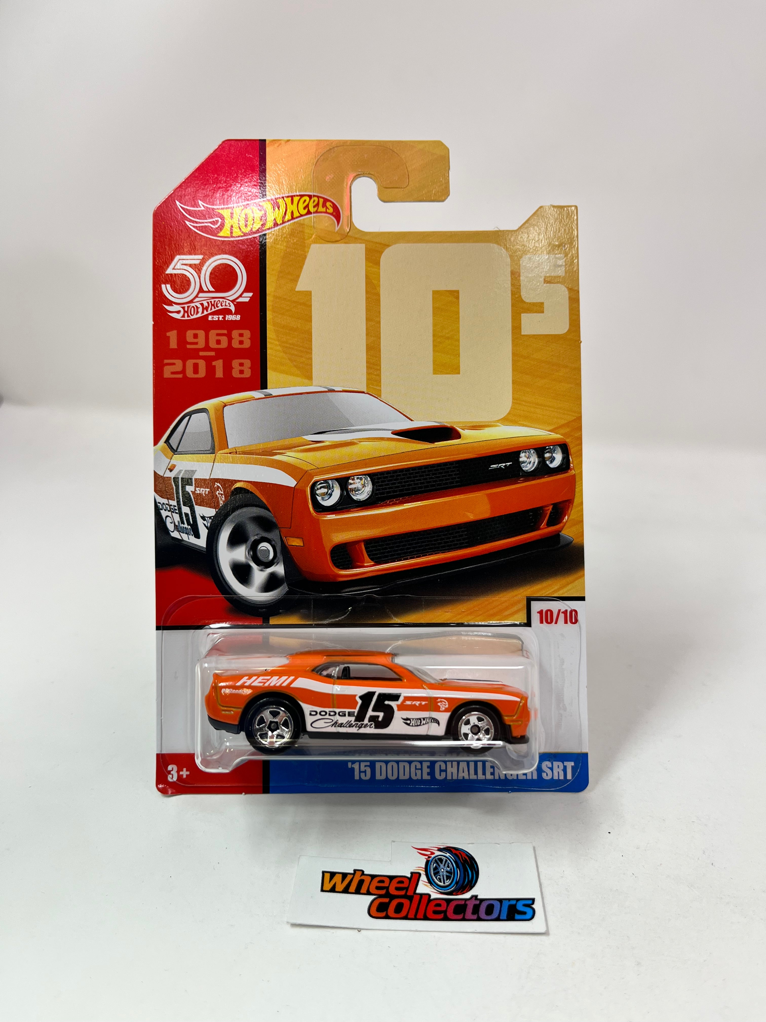 '15 Dodge Challenger SRT * Orange * Hot Wheels Target Throwback Decades、mySite、hgirdovlk