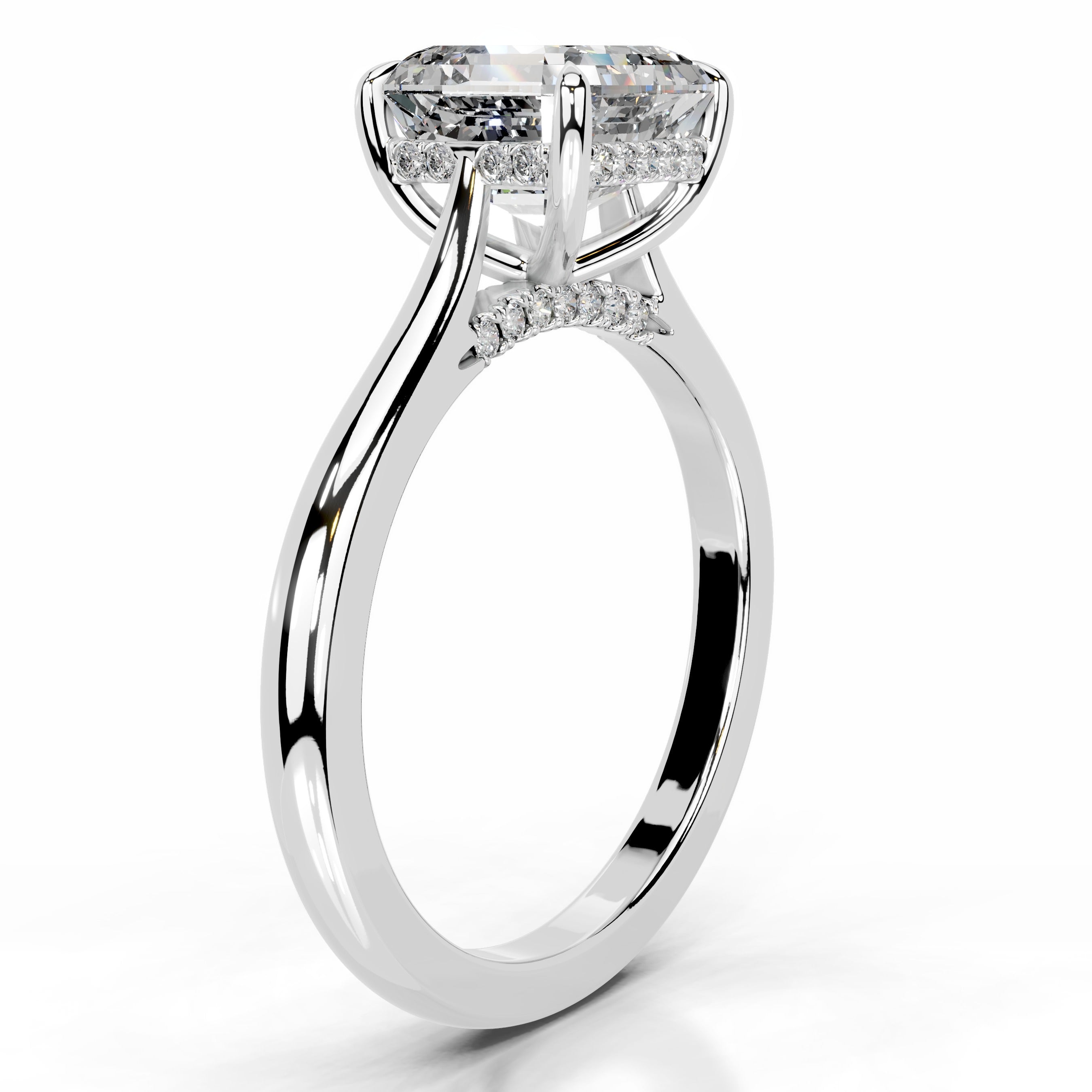 Hilda Diamond Engagement Ring - 14 White Gold、mySite、hinf8tx79