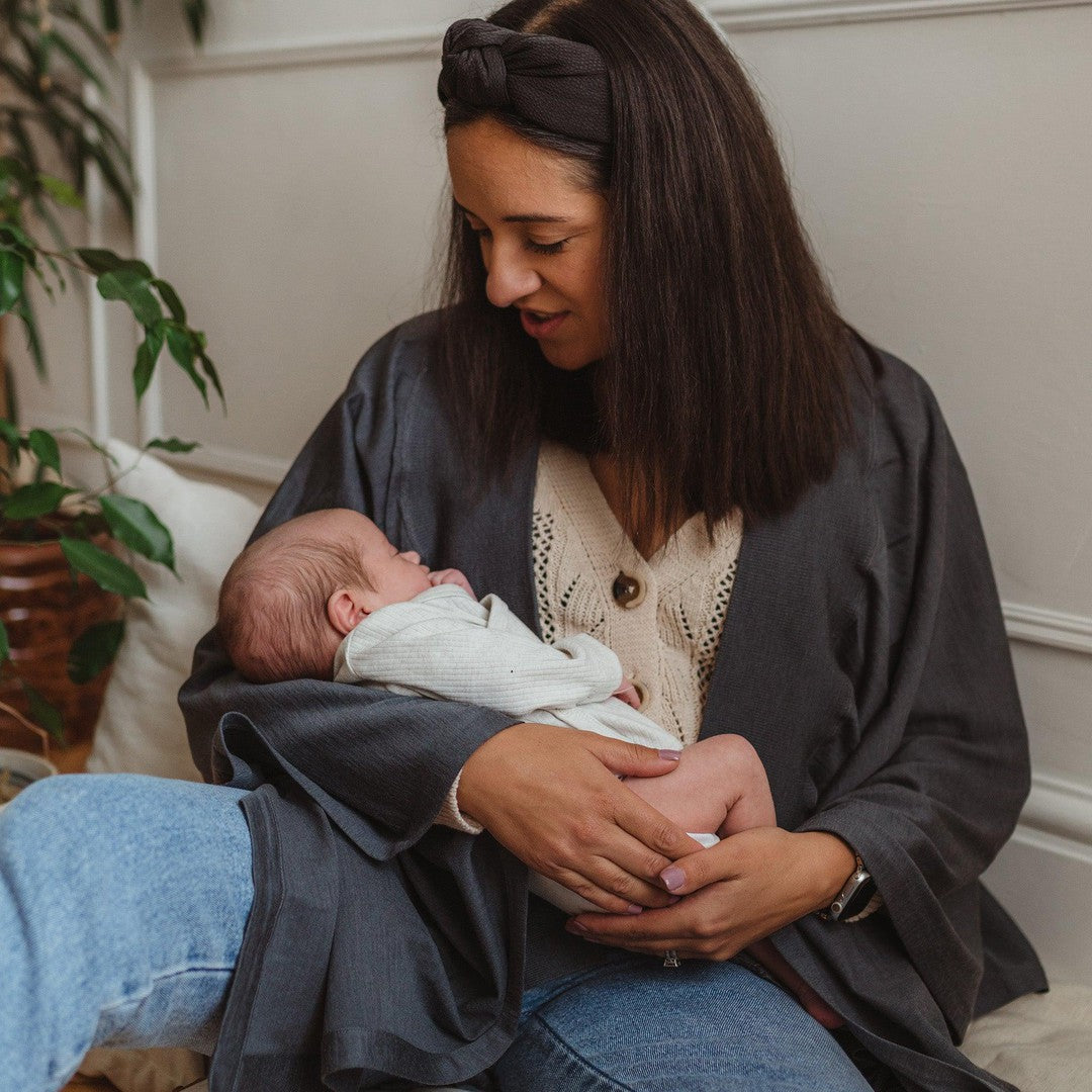  Merino Kids Mama Wrap - Dark Slate、mySite、merchandisen