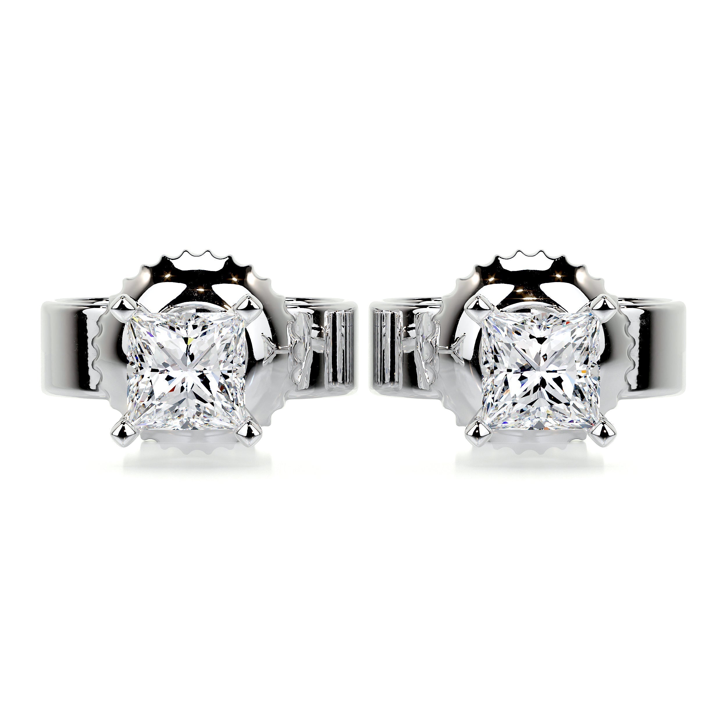 Jamie Lab Grown Diamond Earrings -18K White Gold、mySite、hinf8tx79