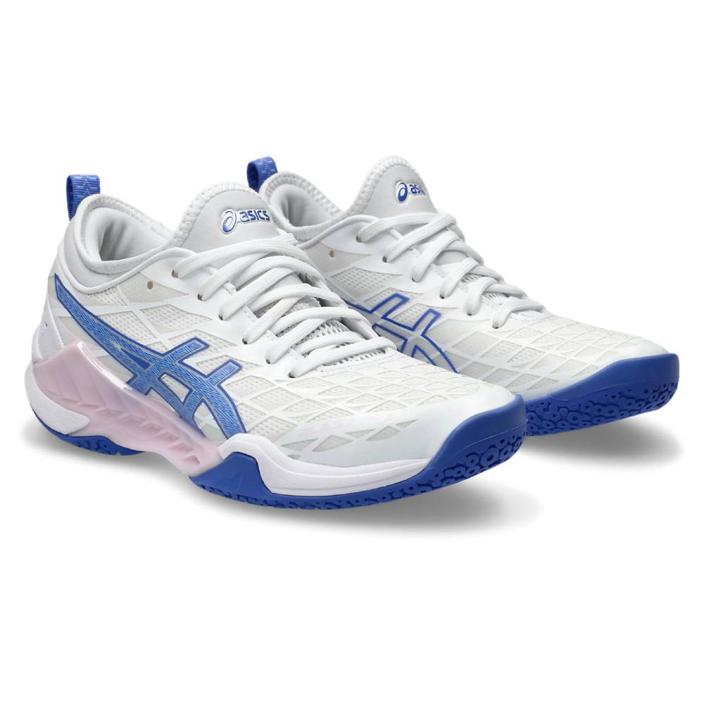 Asics Blast FF 3 Women's Indoor Court Shoe (White/Sapphire)