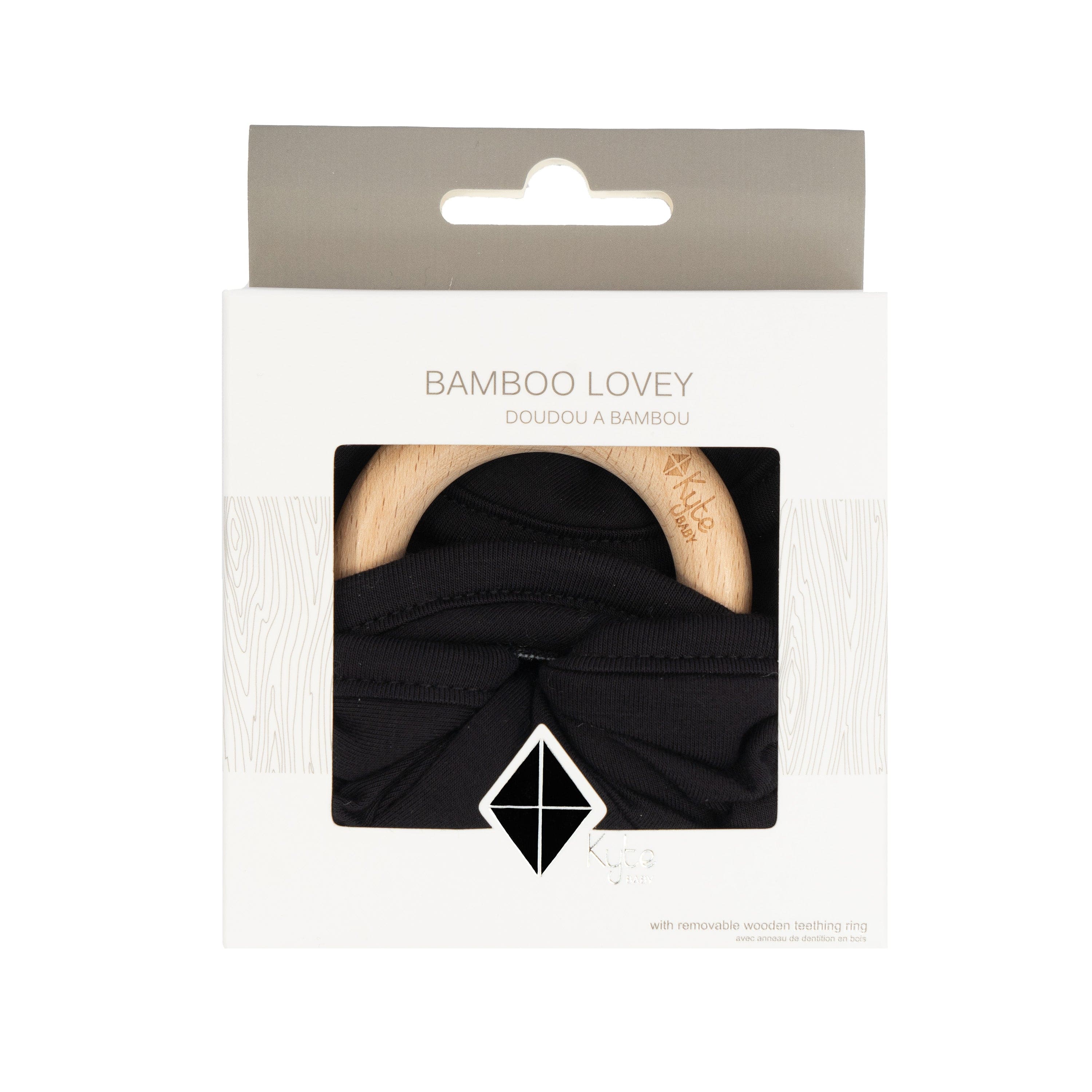  Lovey in Midnight with Removable Wooden Teething Ring、mySite、layawaytickets