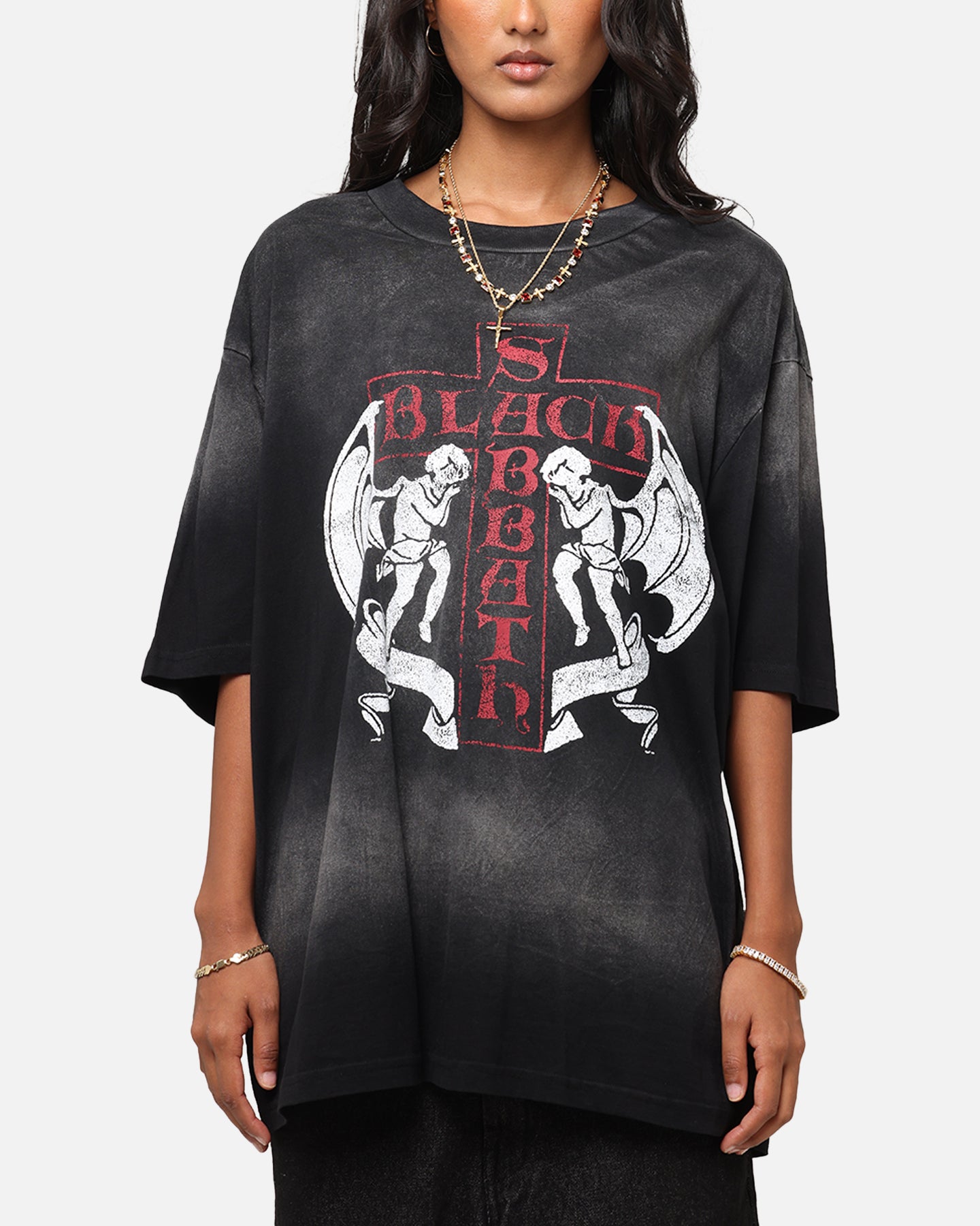 Black Sabbath Sabbath Vintage T-Shirt Washed Black、mySite、zt4zffjzw